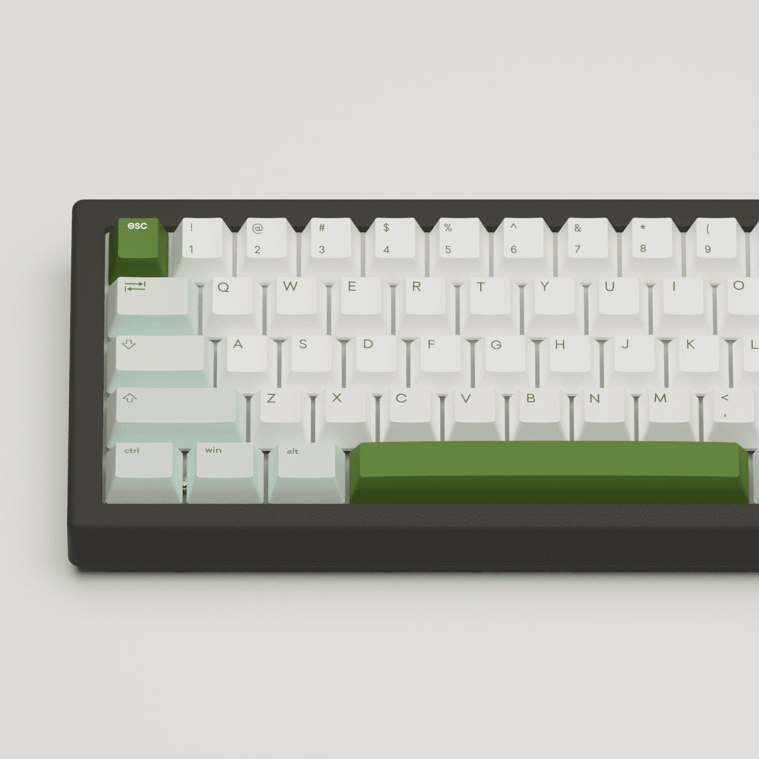 Matcha Design Keycaps and Mechanical Keyboard