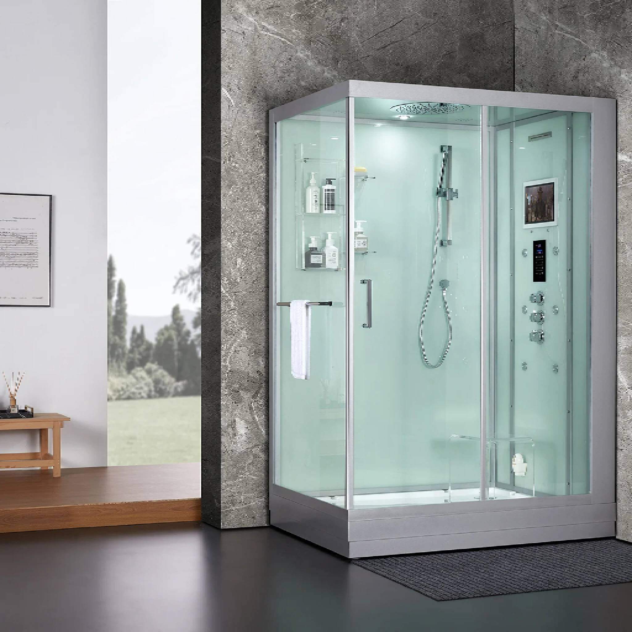 Maya Bath Platinum Anzio Steam Shower With Ozone Sterilization System (SAK15942)