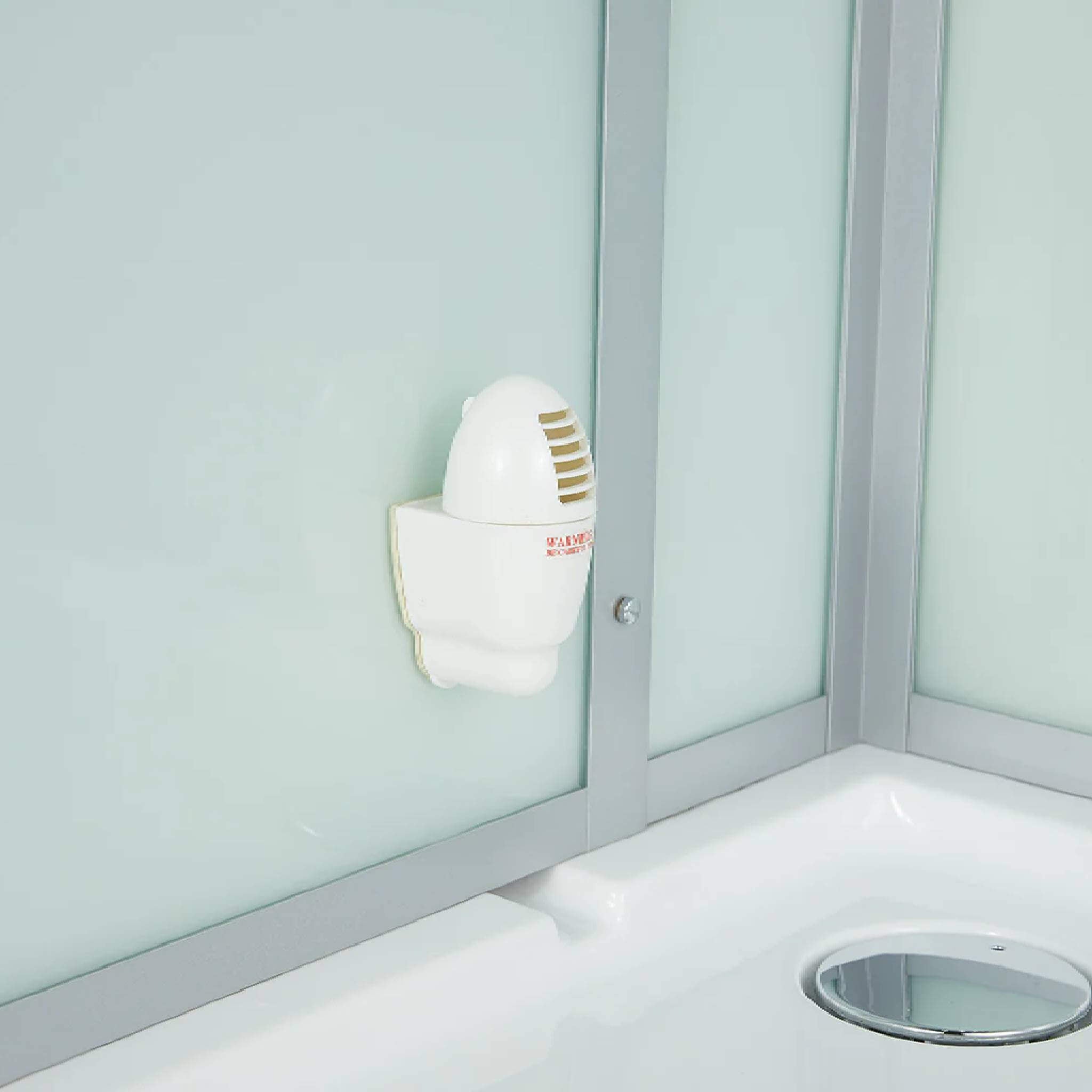 Maya Bath Platinum Arrezo Steam Shower With Rainfall Ceiling Shower (SAK75924)