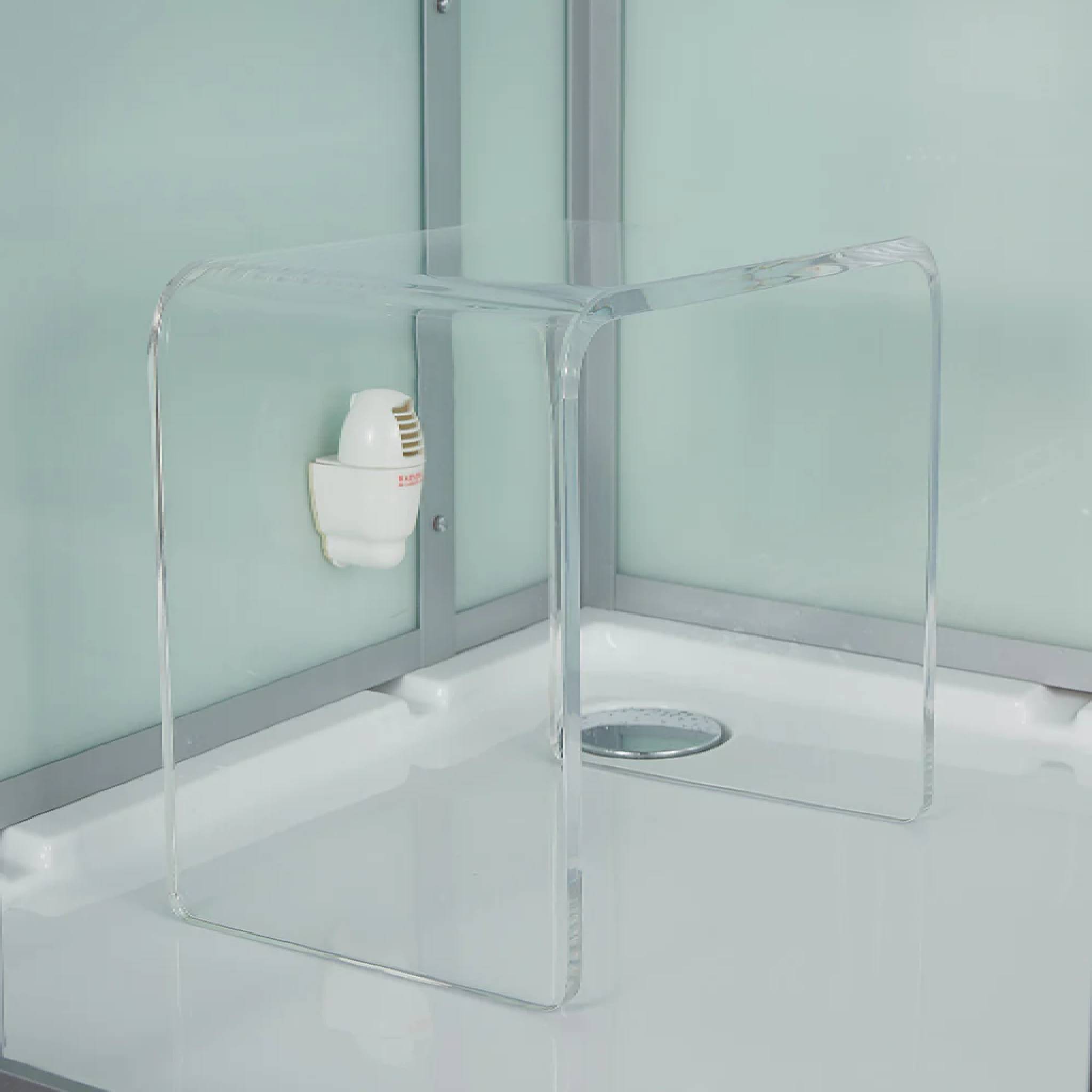 Maya Bath Platinum Arrezo Steam Shower With Rainfall Ceiling Shower (SAK75924)
