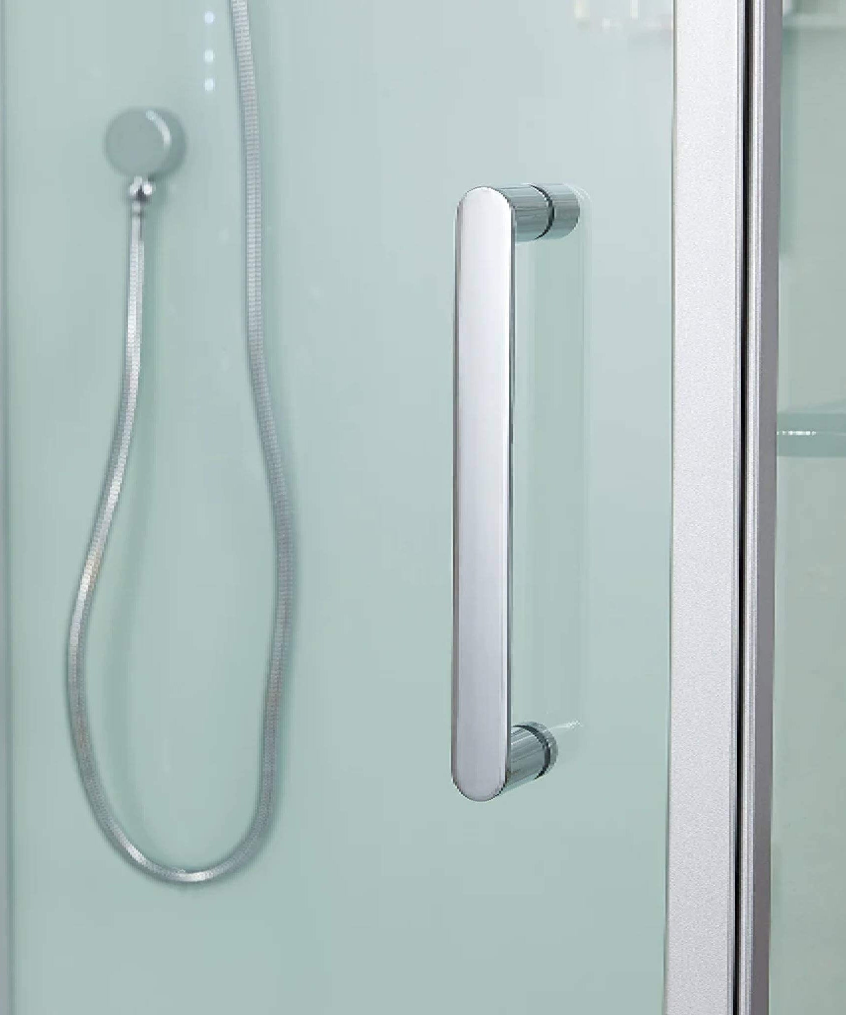 Maya Bath Platinum Arrezo Steam Shower With Rainfall Ceiling Shower (SAK75924)