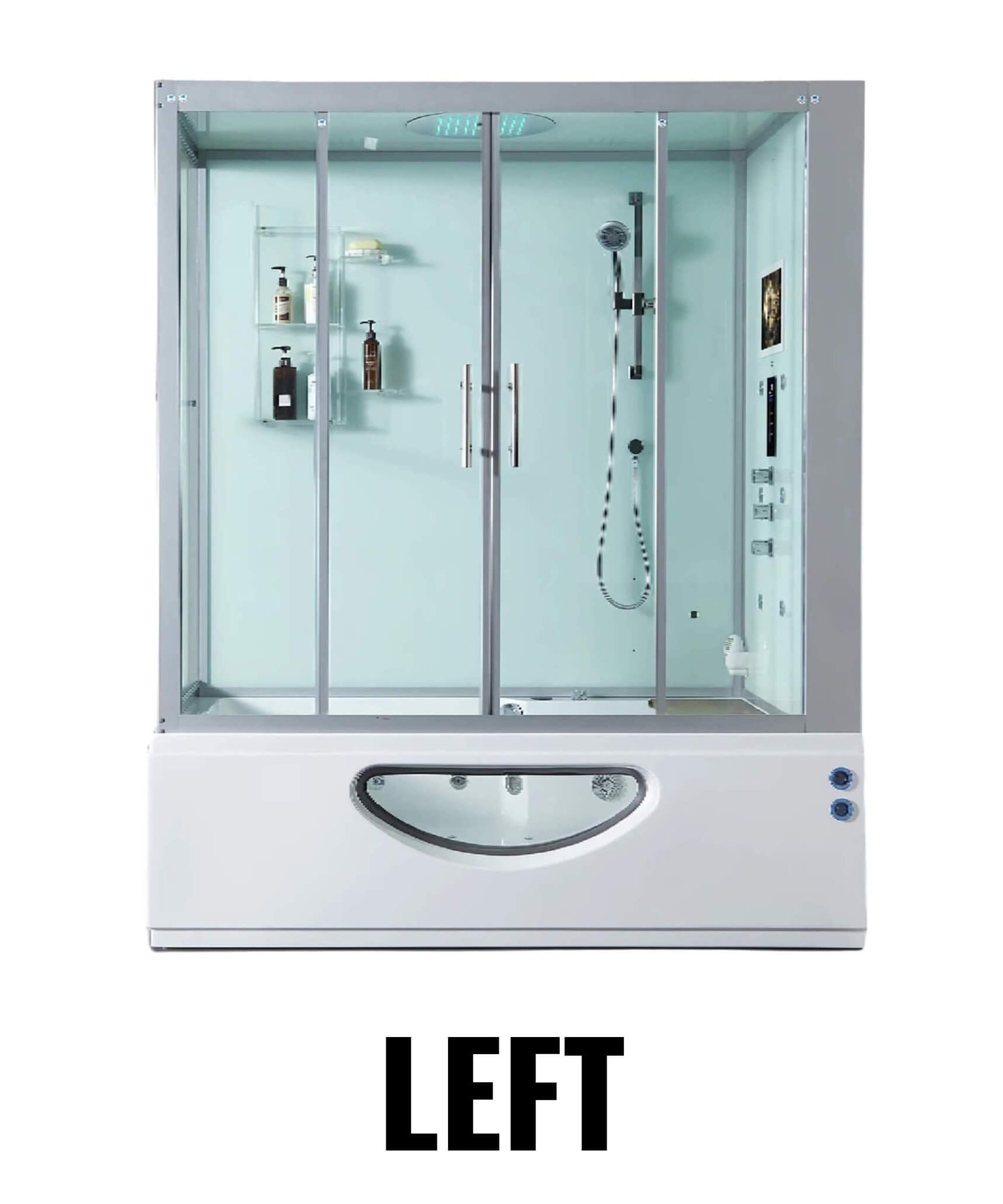 Maya Bath Platinum Catania Steam Shower With 6 Acupuncture Jets (SAK42985)