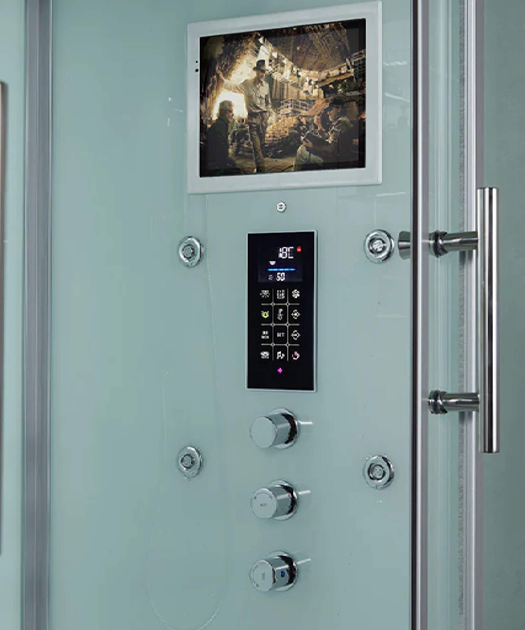 Maya Bath Platinum Catania Steam Shower With 6 Acupuncture Jets (SAK42985)