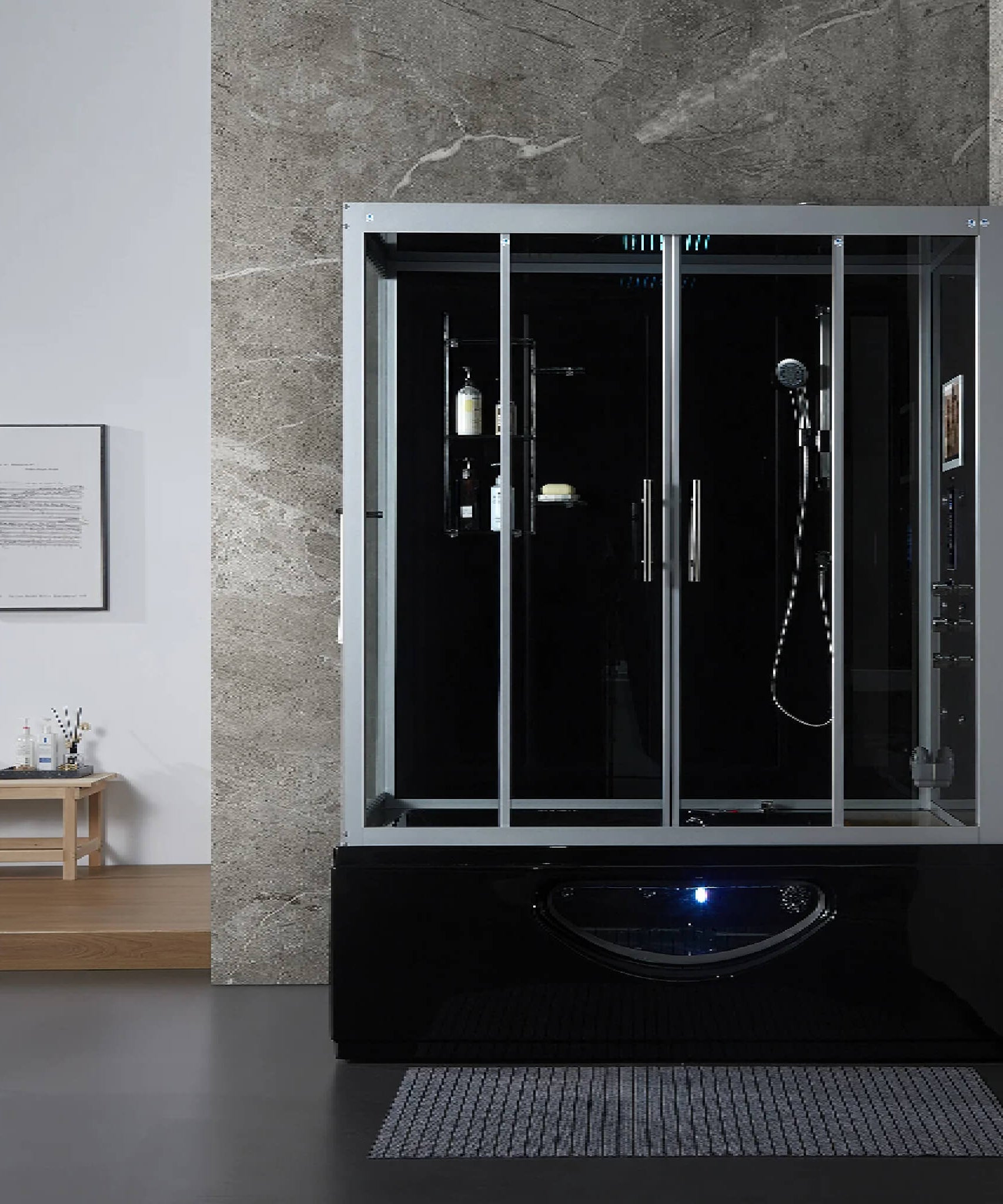 Maya Bath Platinum Catania Steam Shower With 6 Acupuncture Jets (SAK42985)