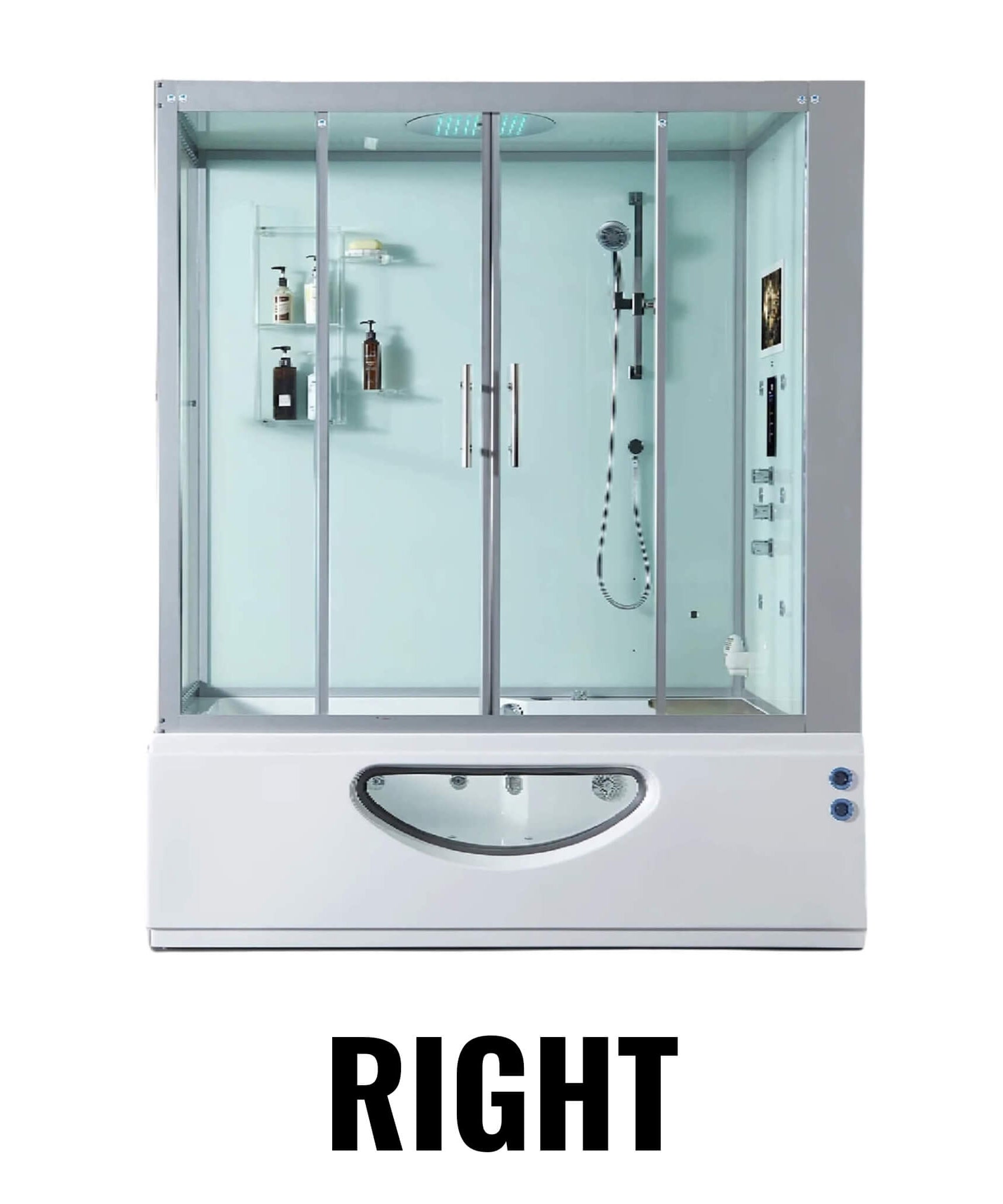 Maya Bath Platinum Catania Steam Shower With 6 Acupuncture Jets (SAK42985)