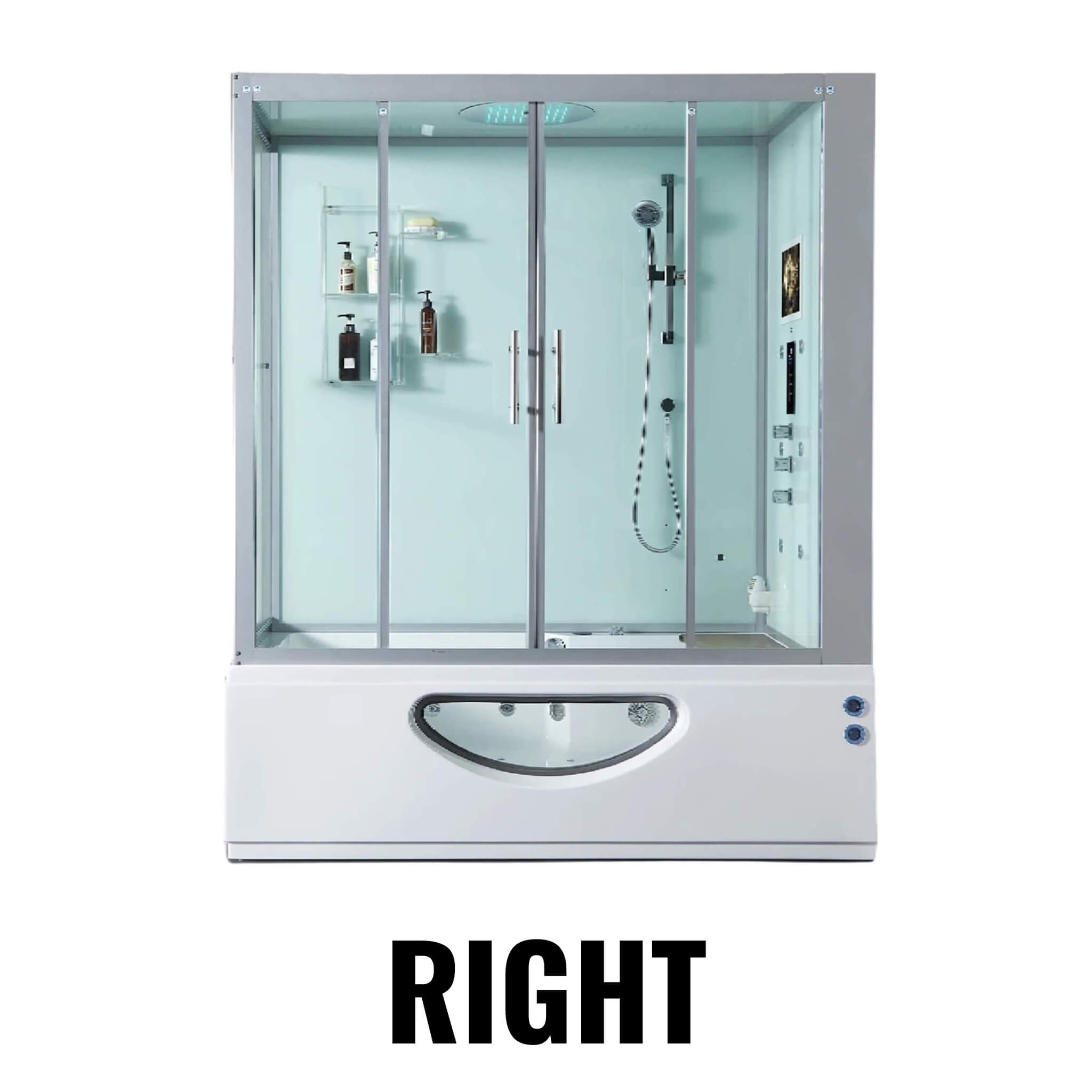 Maya Bath Platinum Catania Steam Shower With 6 Acupuncture Jets (SAK42985)