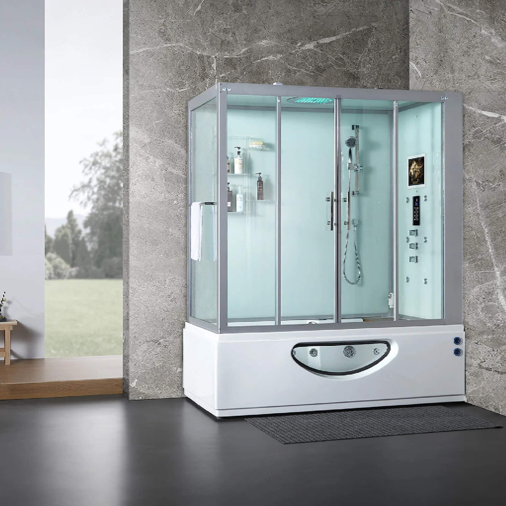 Maya Bath Platinum Catania Steam Shower With 6 Acupuncture Jets (SAK42985)