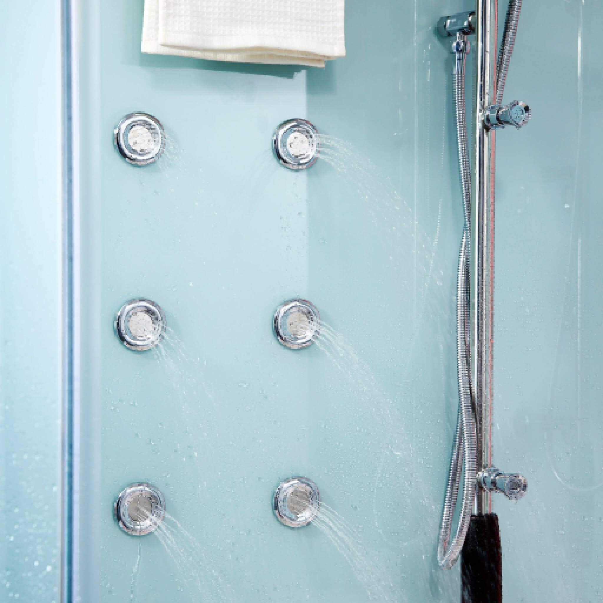 Maya Bath Platinum Comfort Steam Shower With Whirlpool Bathtub [2025 Edition] (SAK93561)