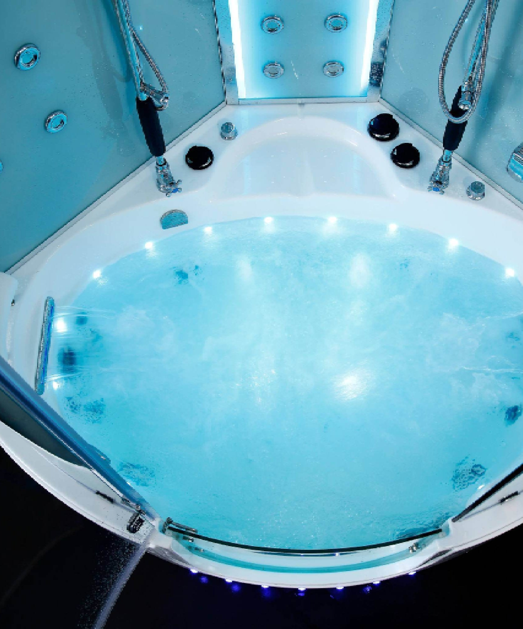 Maya Bath Platinum Comfort Steam Shower With Whirlpool Bathtub [2025 Edition] (SAK93561)
