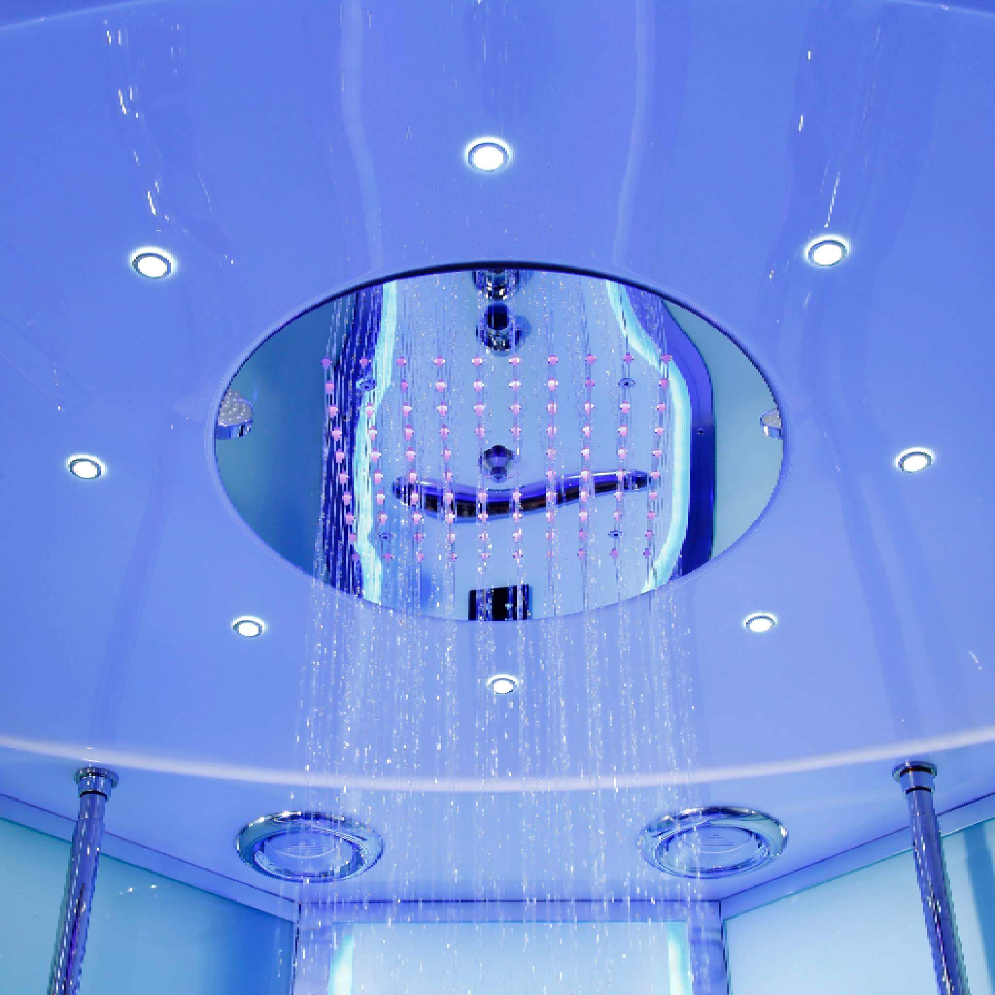 Maya Bath Platinum Comfort Steam Shower With Whirlpool Bathtub [2025 Edition] (SAK93561)