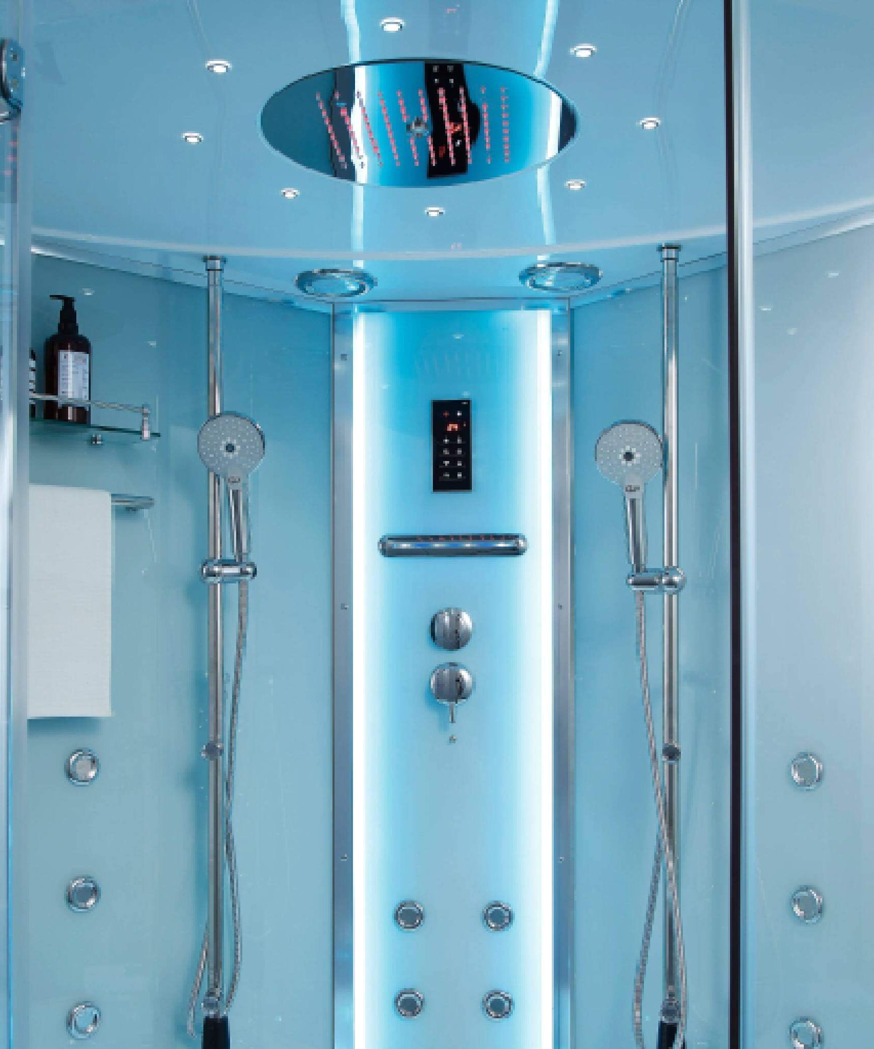 Maya Bath Platinum Comfort Steam Shower With Whirlpool Bathtub [2025 Edition] (SAK93561)