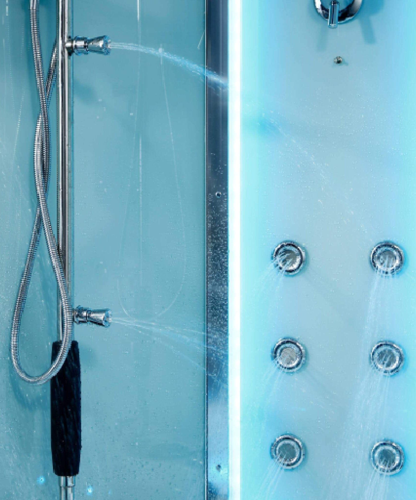 Maya Bath Platinum Comfort Steam Shower With Whirlpool Bathtub [2025 Edition] (SAK93561)