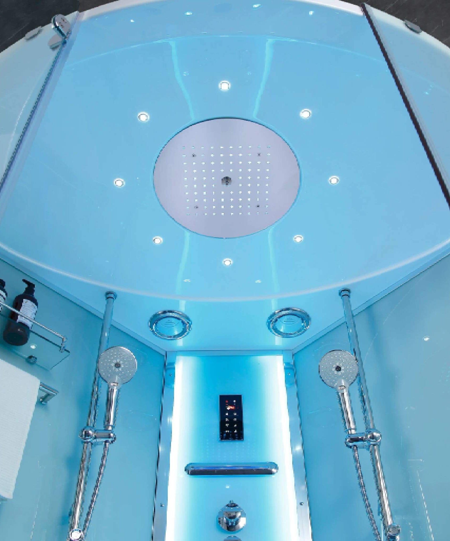 Maya Bath Platinum Comfort Steam Shower With Whirlpool Bathtub [2025 Edition] (SAK93561)