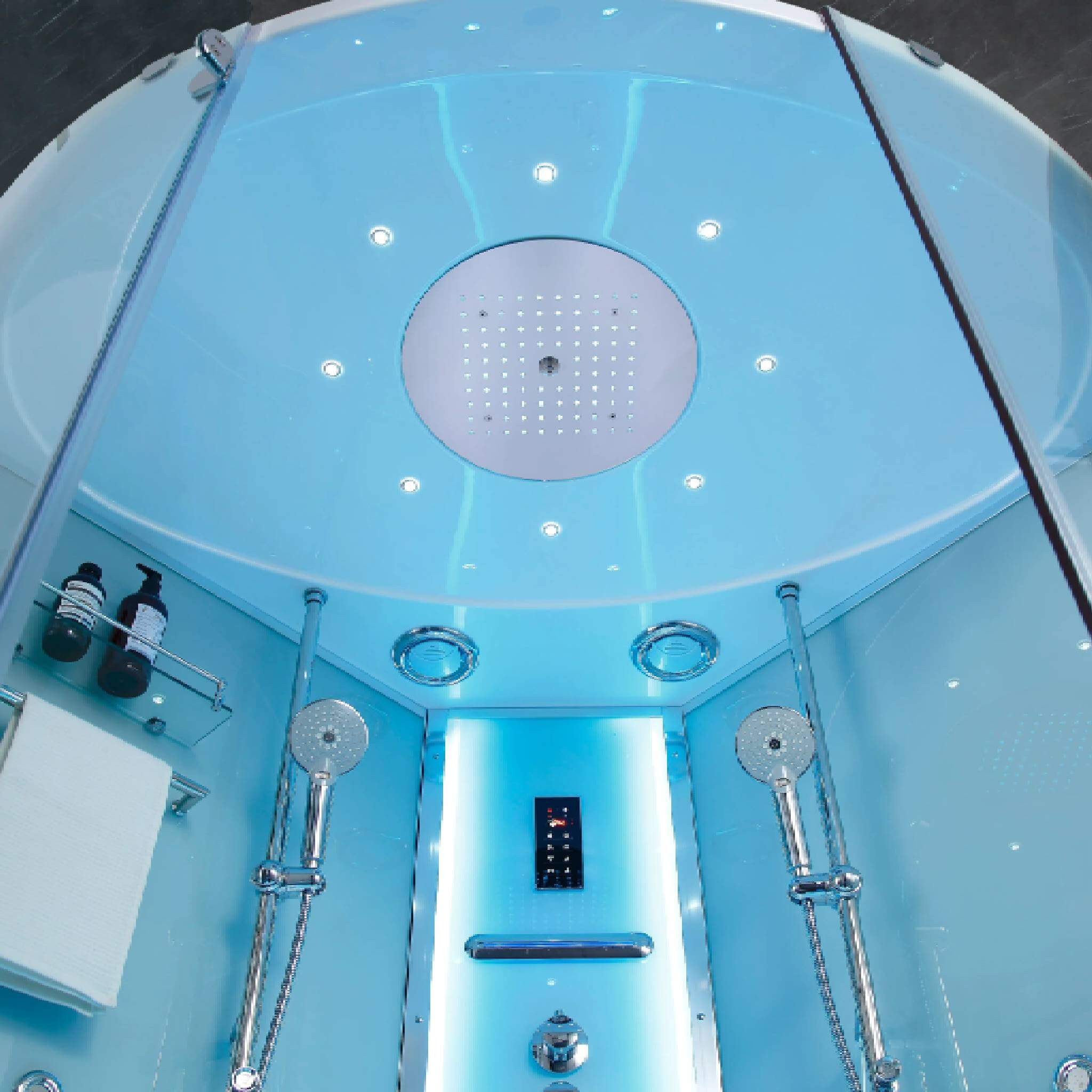 Maya Bath Platinum Comfort Steam Shower With Whirlpool Bathtub [2025 Edition] (SAK93561)