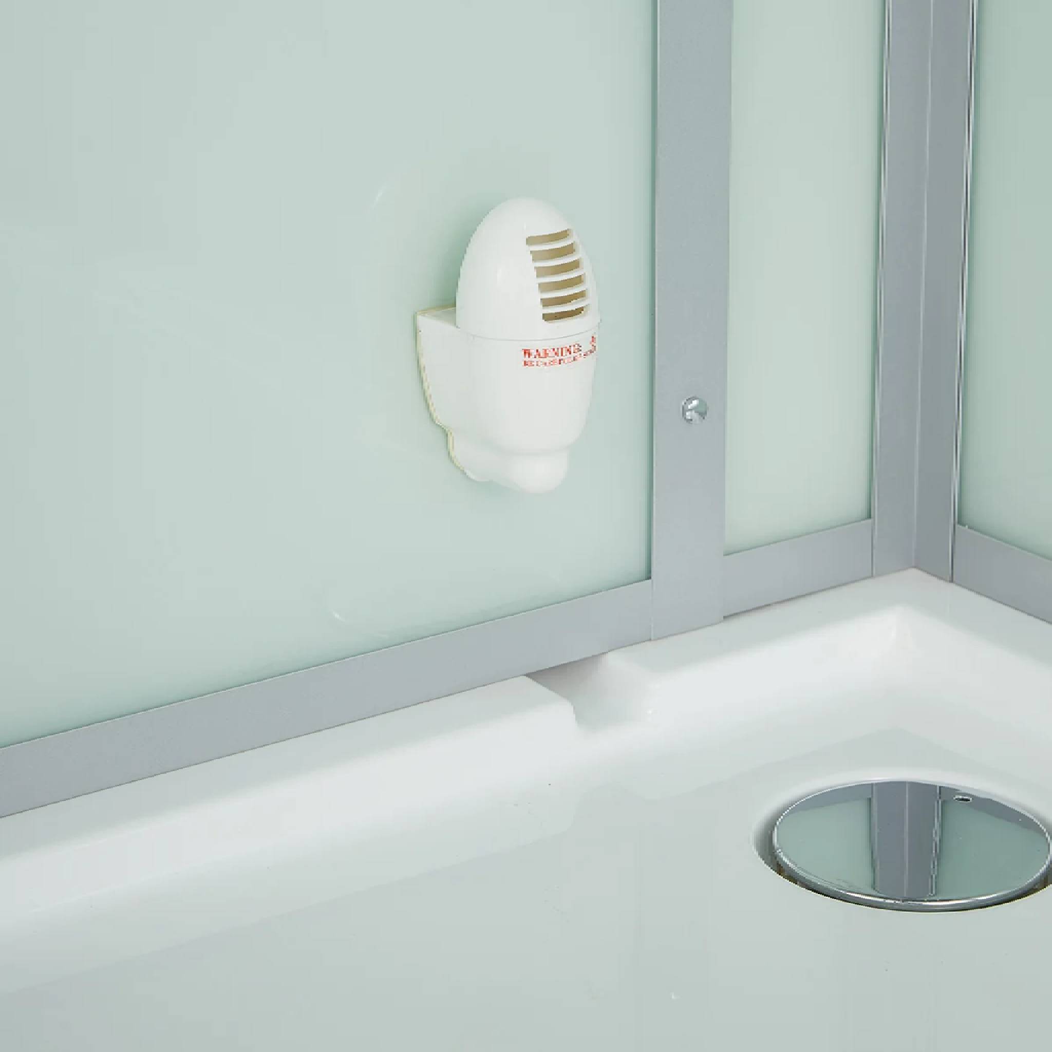 Maya Bath Platinum Lucca Steam Shower With LCD Touchscreen Controls (SAK27483)