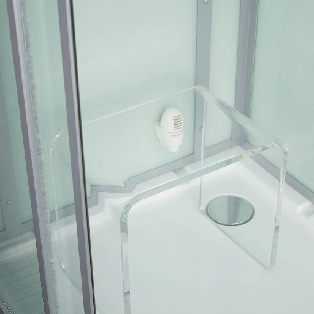 Maya Bath Platinum Lucca Steam Shower With LCD Touchscreen Controls (SAK27483)