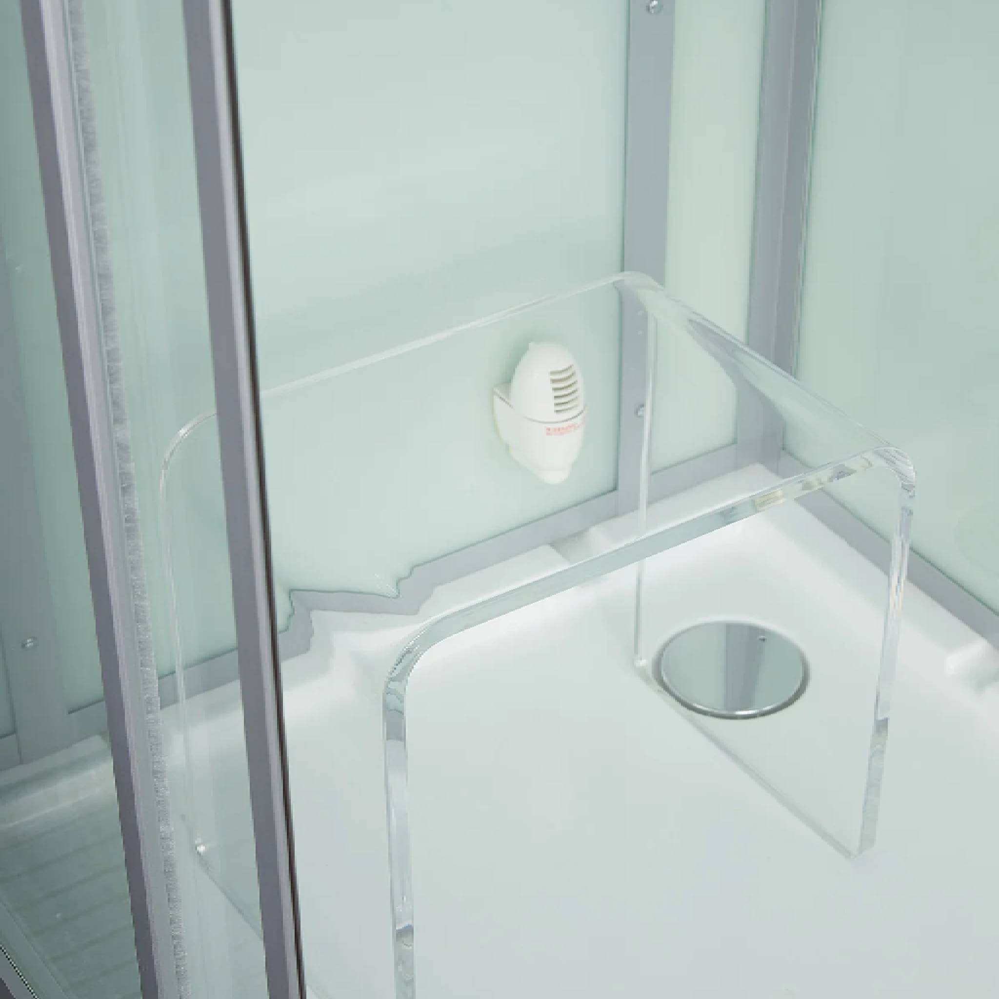 Maya Bath Platinum Lucca Steam Shower With LCD Touchscreen Controls (SAK27483)