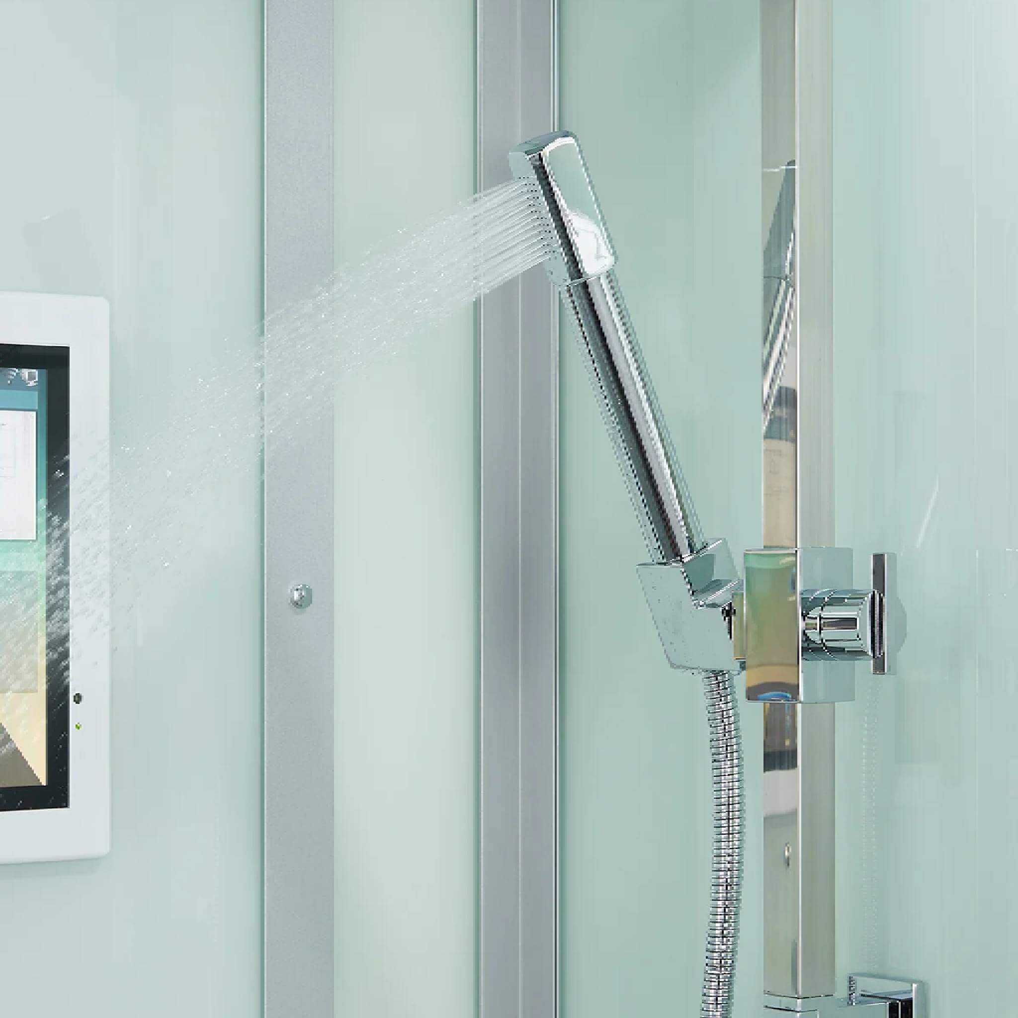 Maya Bath Platinum Lucca Steam Shower With LCD Touchscreen Controls (SAK27483)