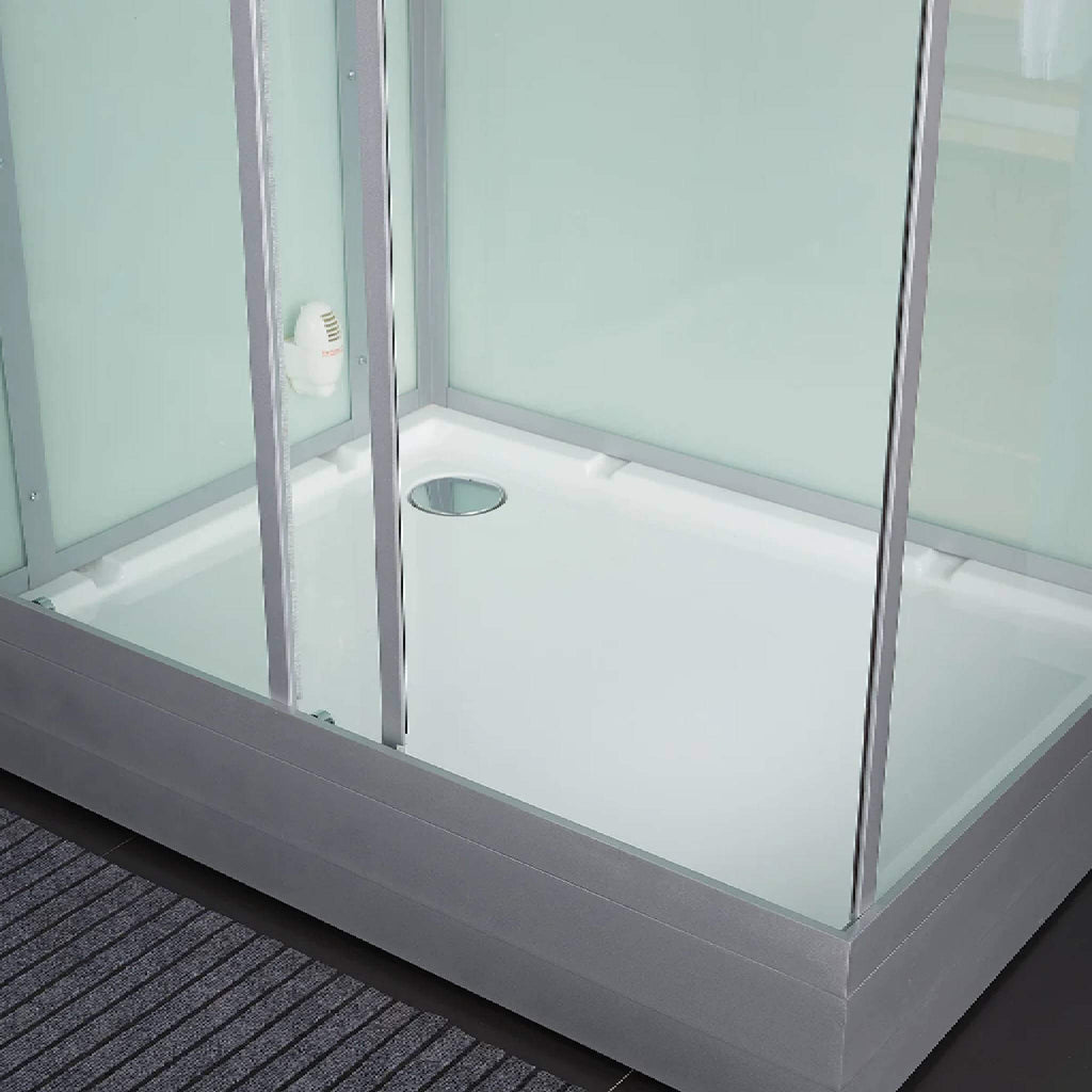 Maya Bath Platinum Lucca Steam Shower With LCD Touchscreen Controls (SAK27483)