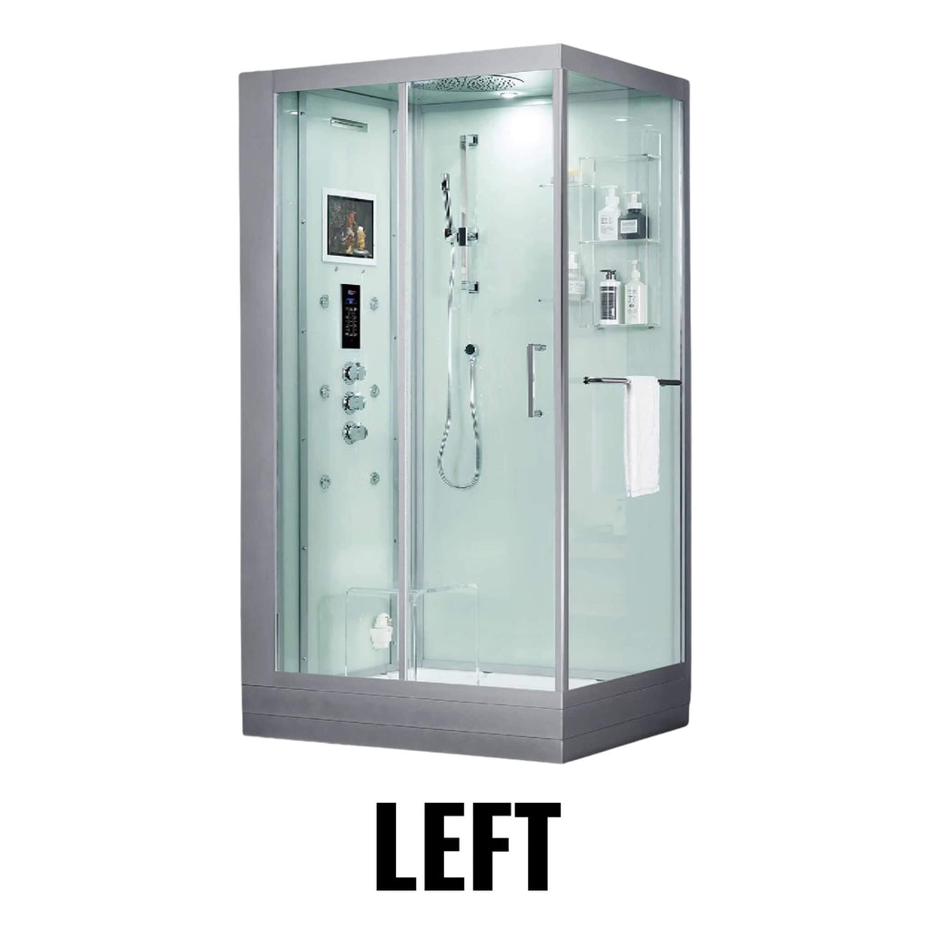Maya Bath Platinum Lucca Steam Shower With LCD Touchscreen Controls (SAK27483)
