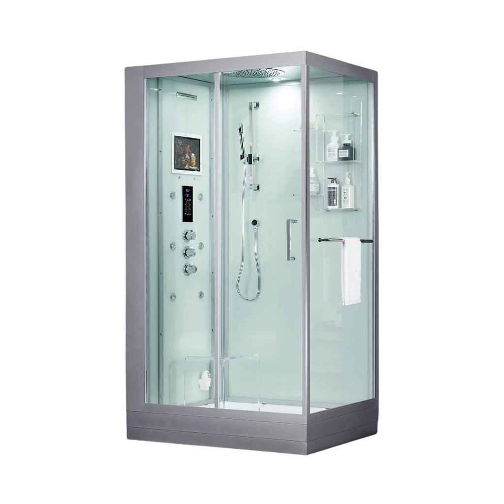 Maya Bath Platinum Lucca Steam Shower With LCD Touchscreen Controls (SAK27483)