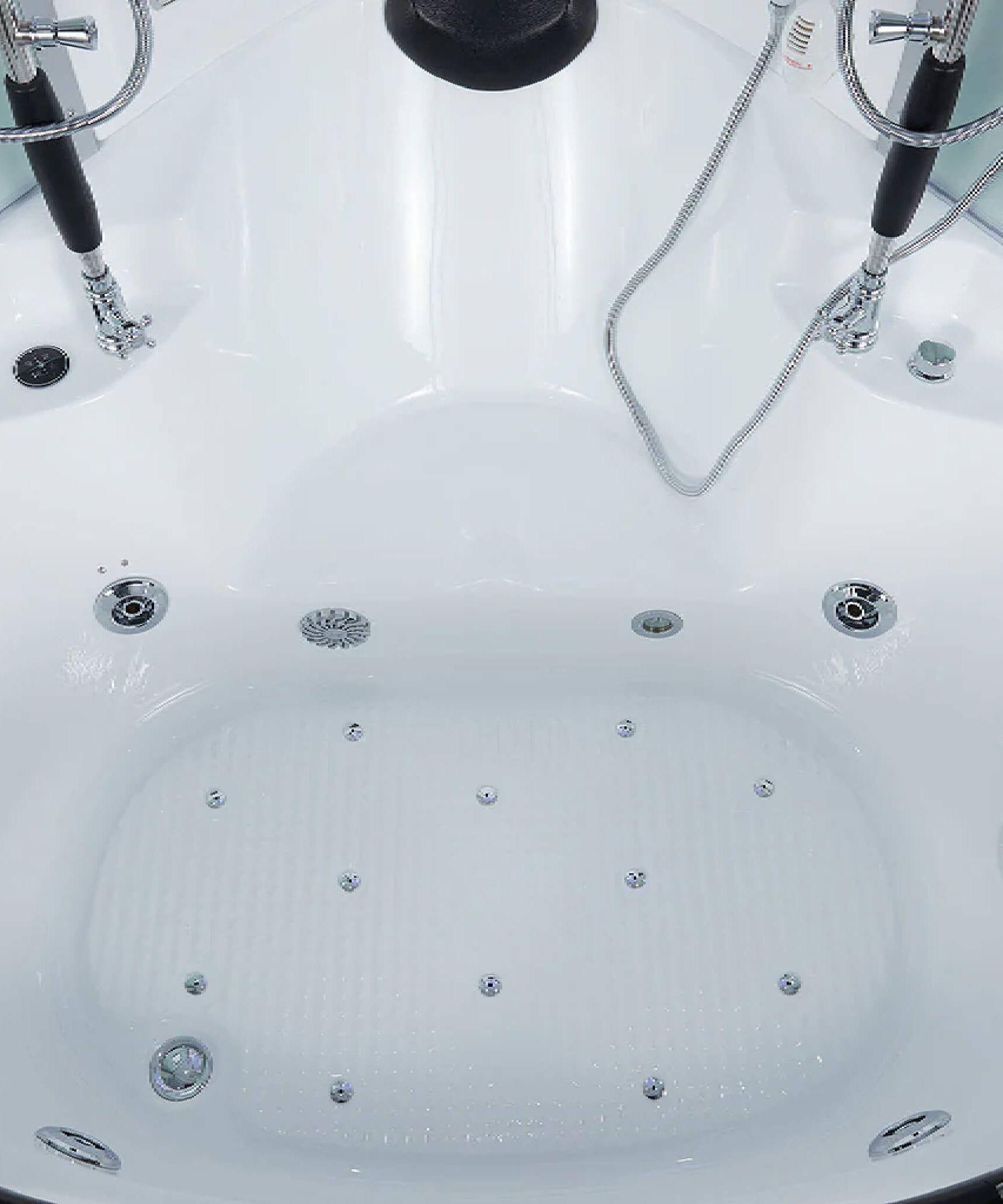 Maya Bath Platinum Superior Dampfdusche mit Fußmassagegerät (SAK57392)