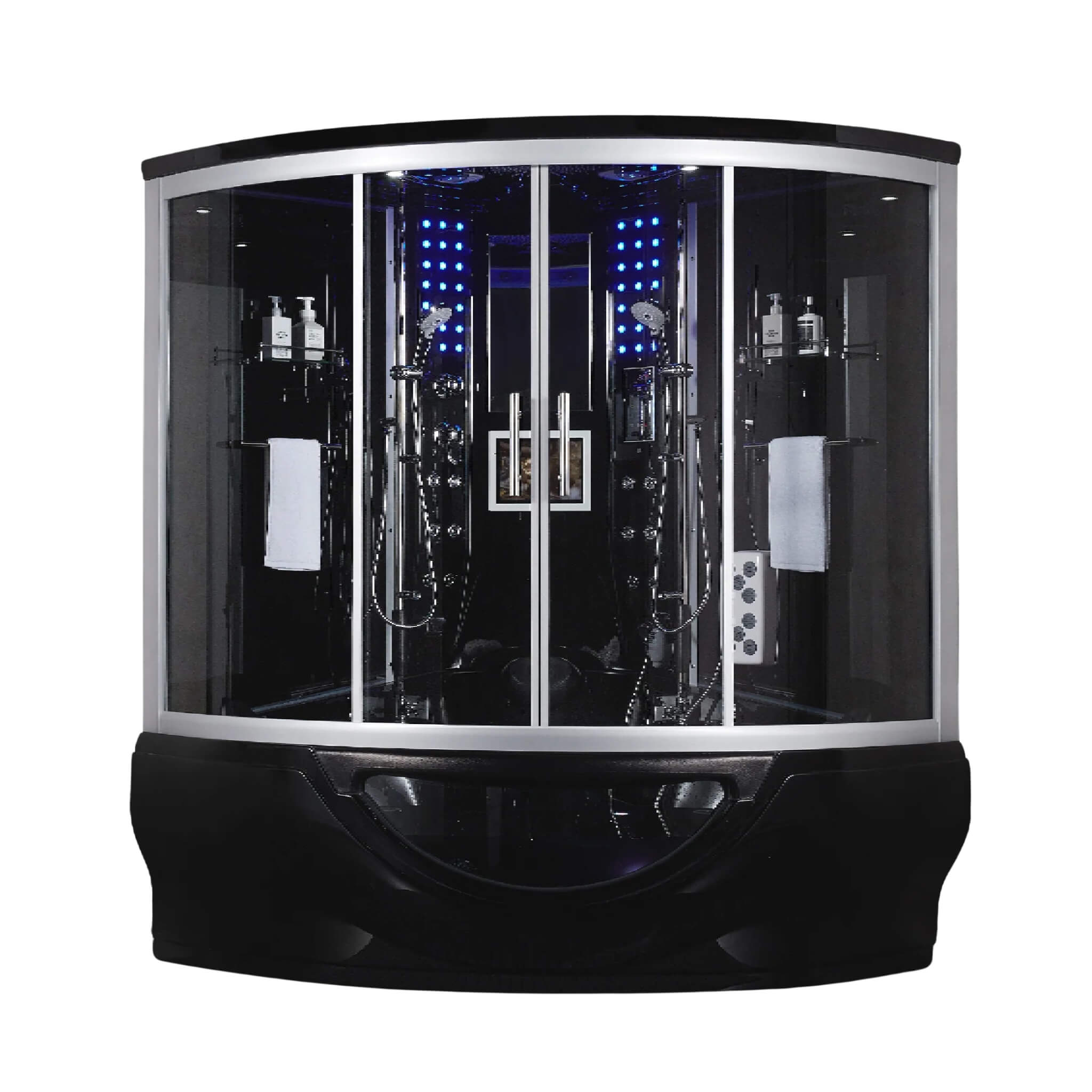 Maya Bath Platinum Superior Dampfdusche mit Fußmassagegerät (SAK57392)