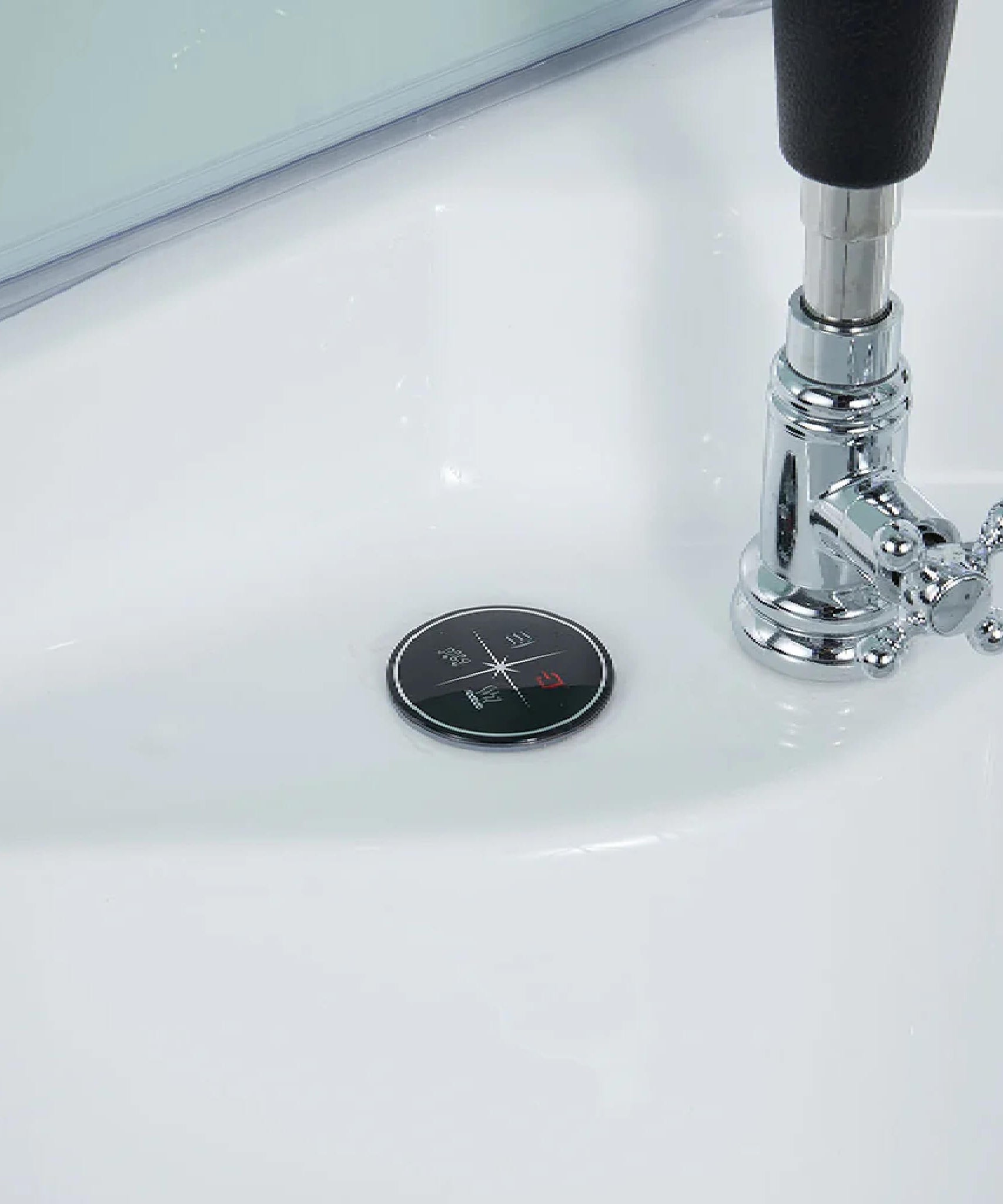 Maya Bath Platinum Superior Dampfdusche mit Fußmassagegerät (SAK57392)