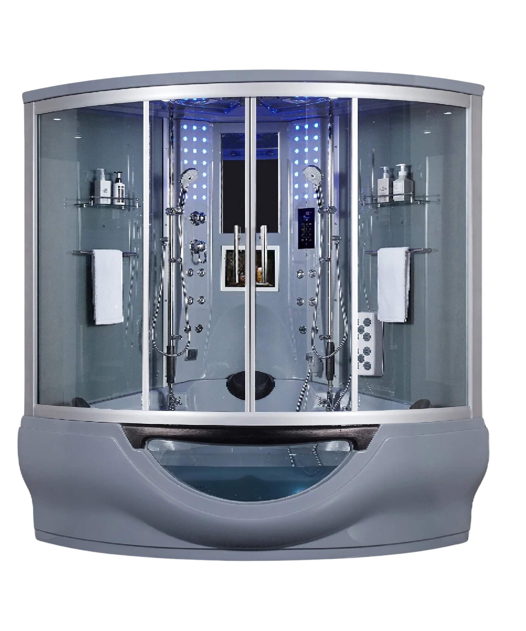 Maya Bath Platinum Superior Dampfdusche mit Fußmassagegerät (SAK57392)