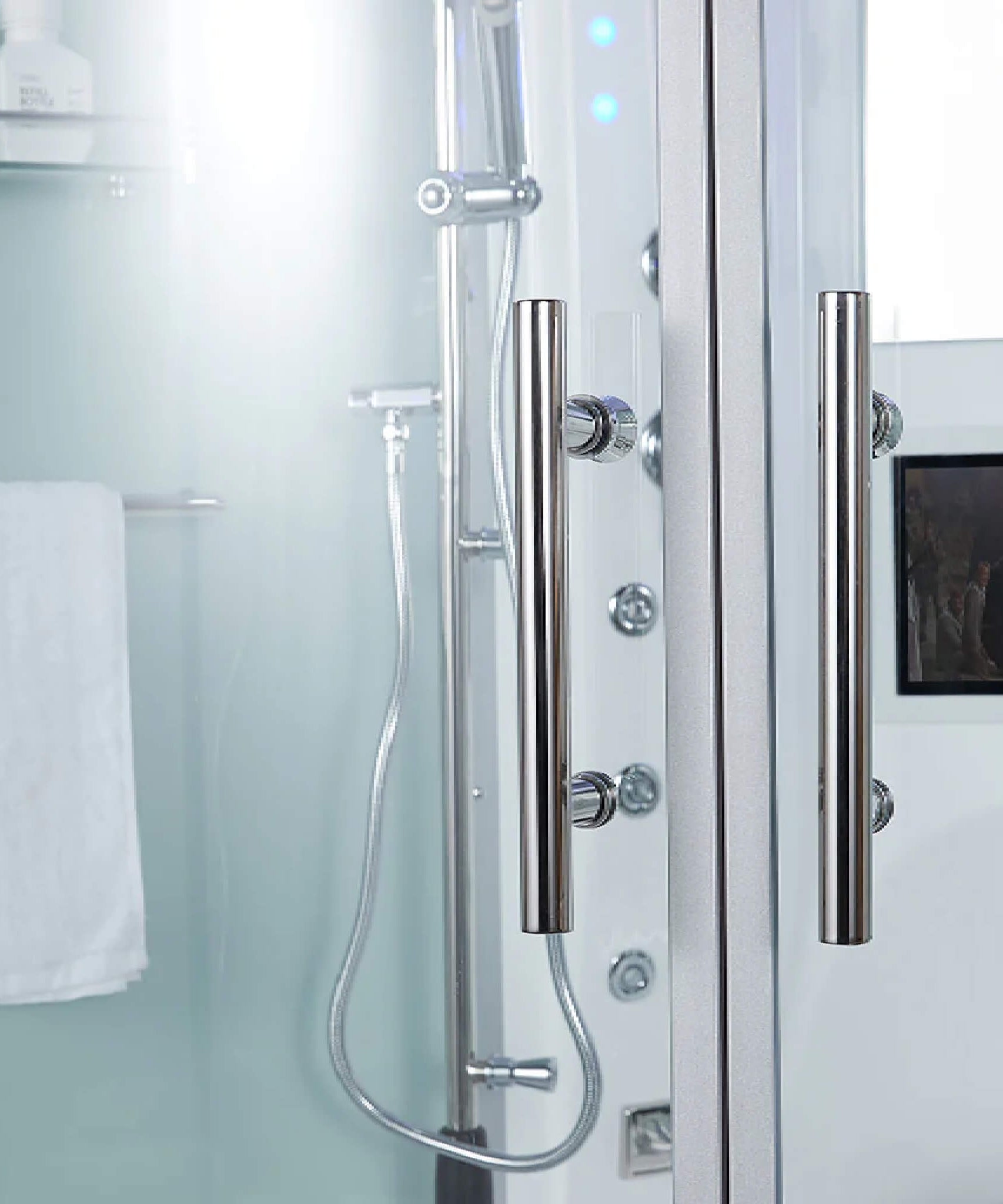 Maya Bath Platinum Superior Dampfdusche mit Fußmassagegerät (SAK57392)