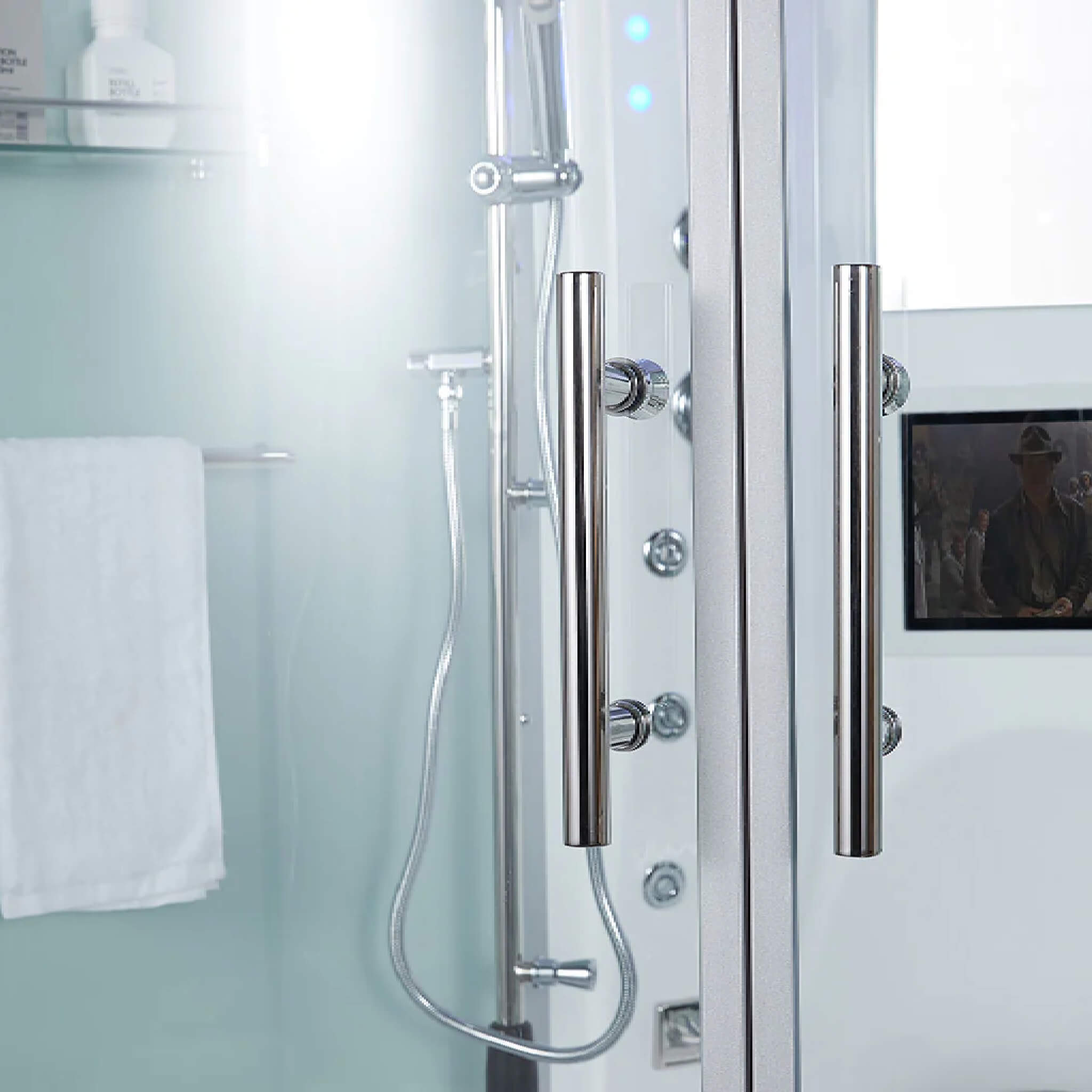 Maya Bath Platinum Superior Steam Shower With Foot Massager (SAK57392)
