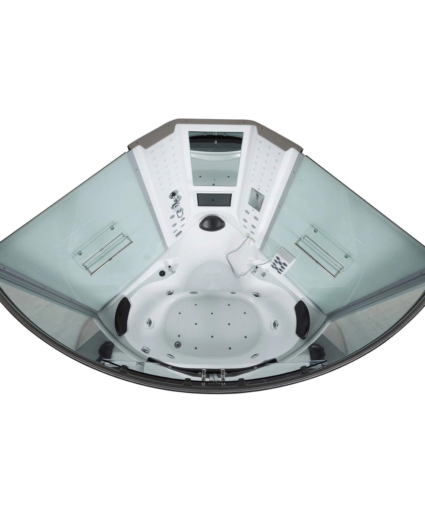 Maya Bath Platinum Superior Dampfdusche mit Fußmassagegerät (SAK57392)