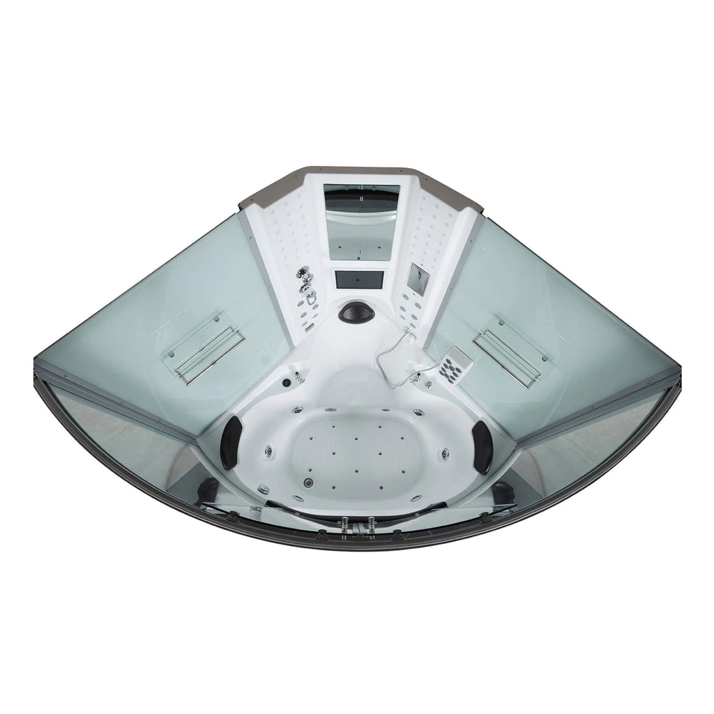 Maya Bath Platinum Superior Steam Shower With Foot Massager (SAK57392)