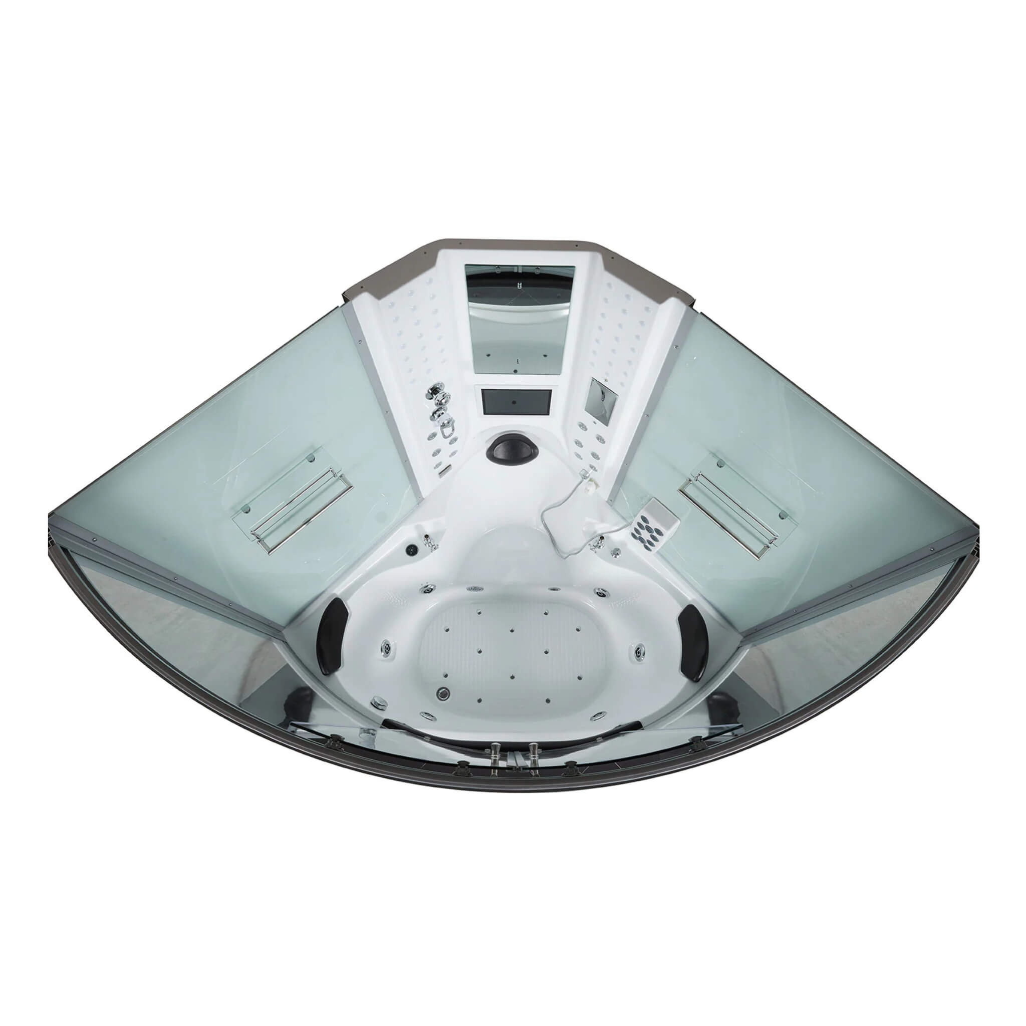 Maya Bath Platinum Superior Steam Shower With Foot Massager (SAK57392)