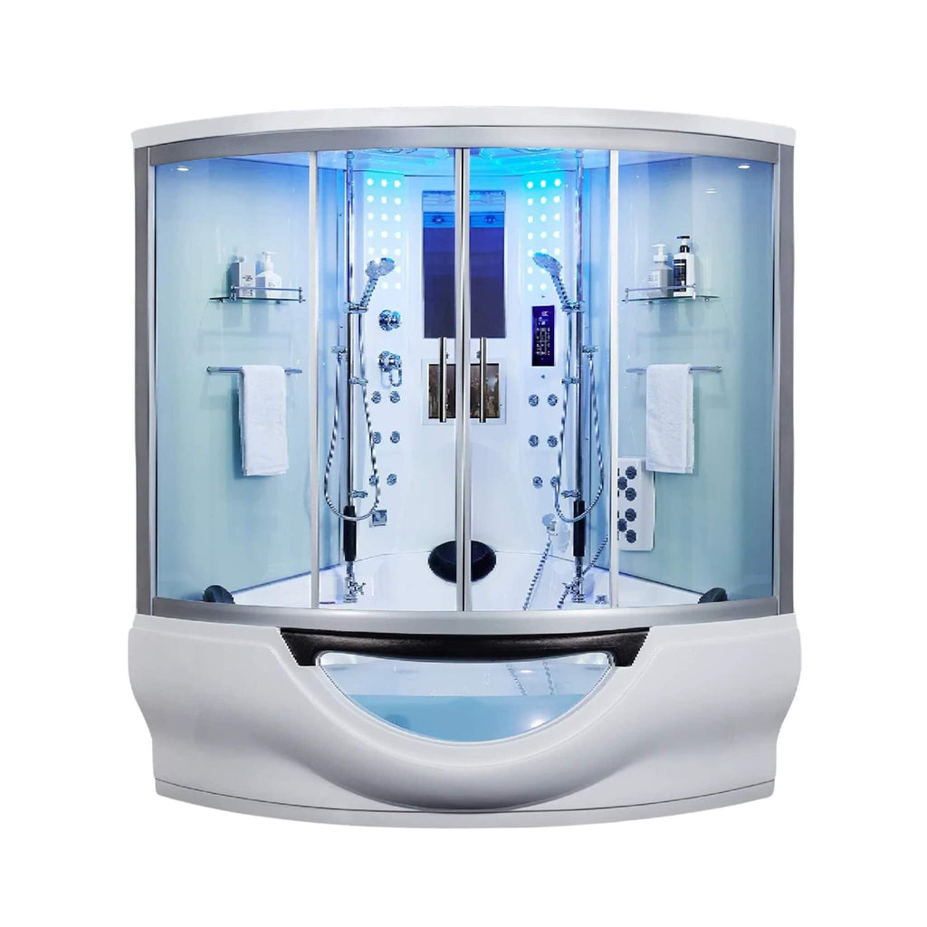 Maya Bath Platinum Superior Steam Shower With Foot Massager (SAK57392)