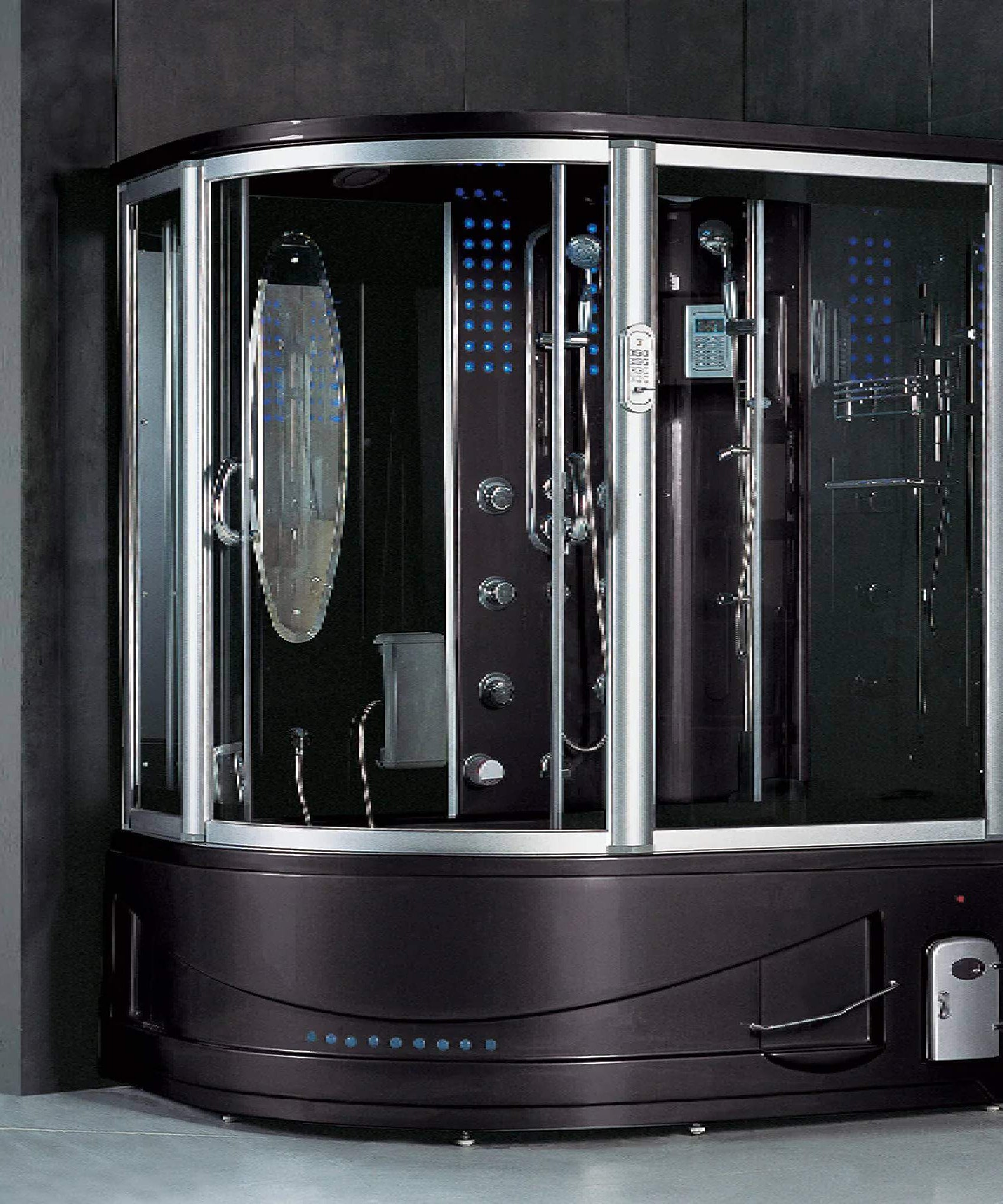 Maya Bath Siena Steam Shower With 10 Acupuncture Jets (SAK31847)