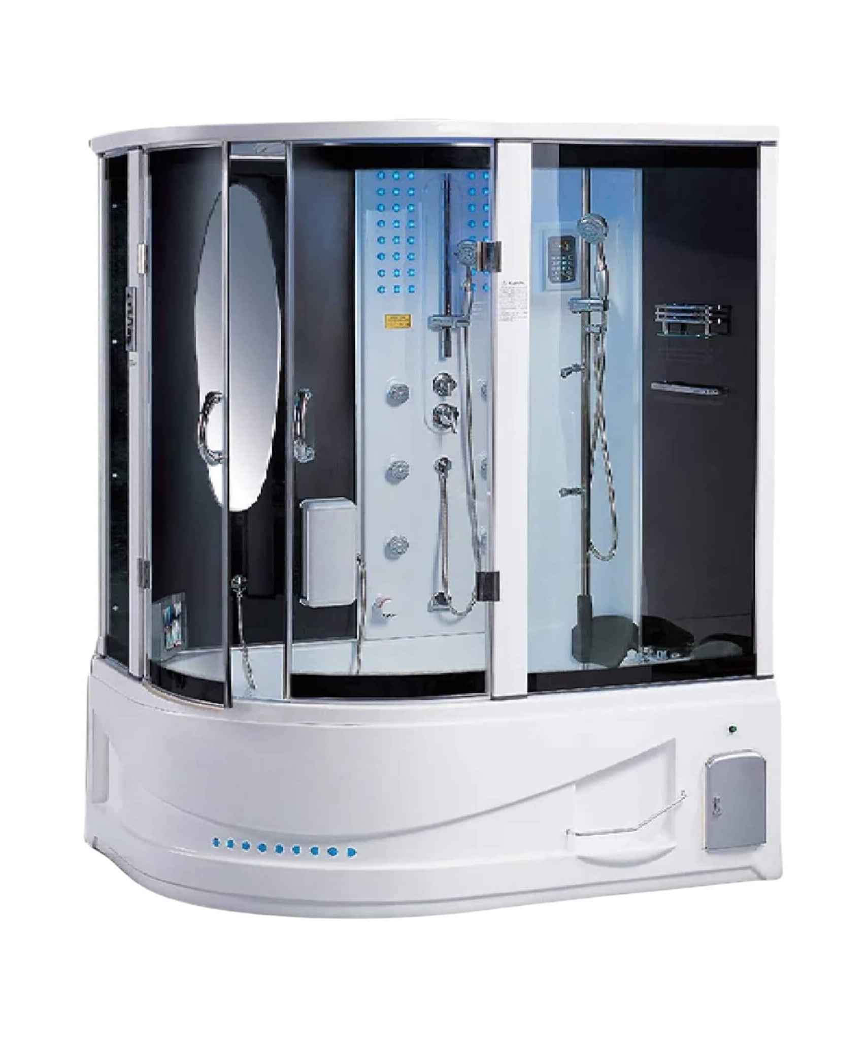 Maya Bath Siena Steam Shower With 10 Acupuncture Jets (SAK31847)