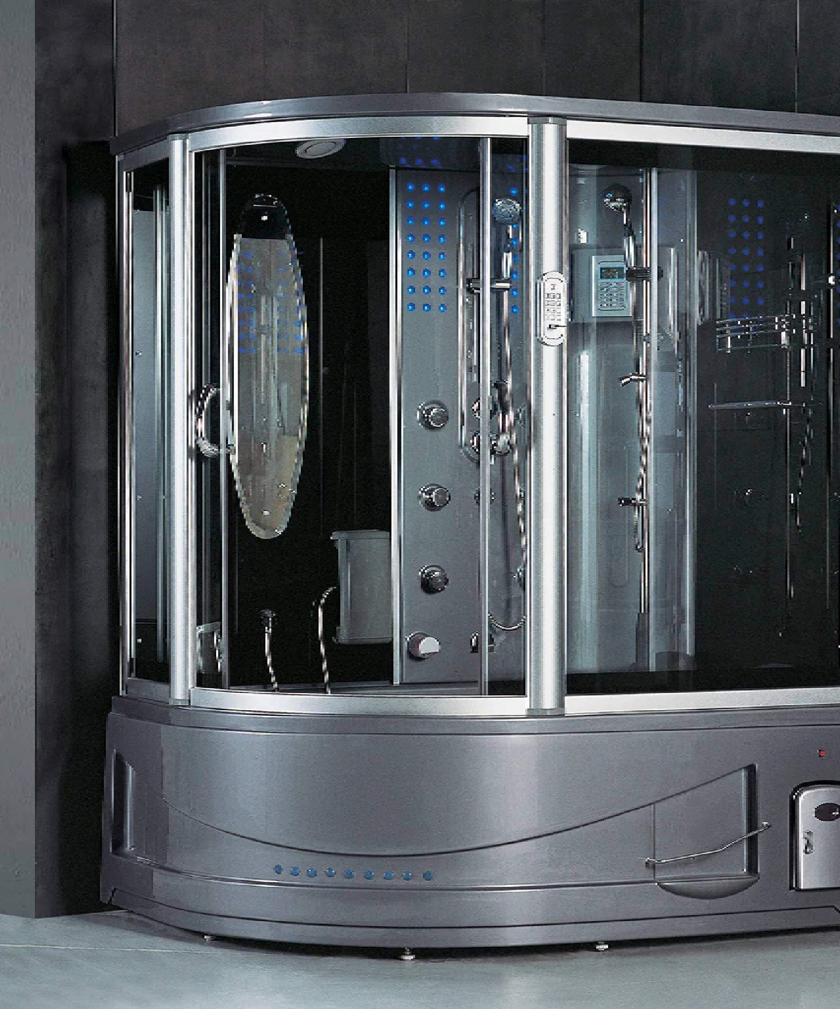 Maya Bath Siena Steam Shower With 10 Acupuncture Jets (SAK31847)