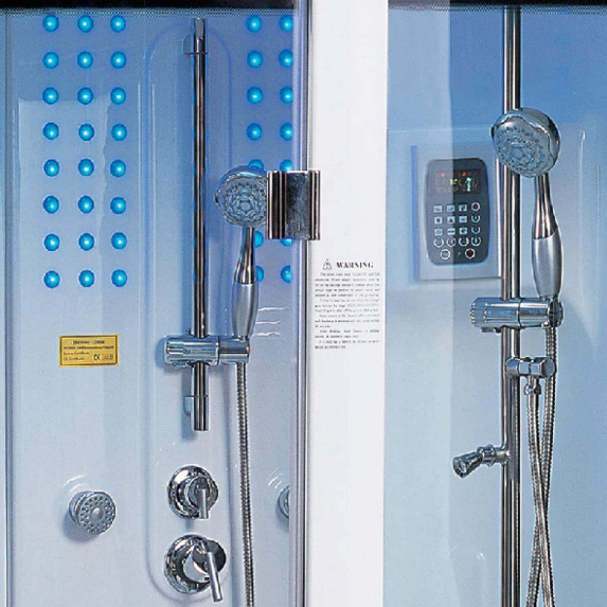 Maya Bath Siena Steam Shower With 10 Acupuncture Jets (SAK31847)