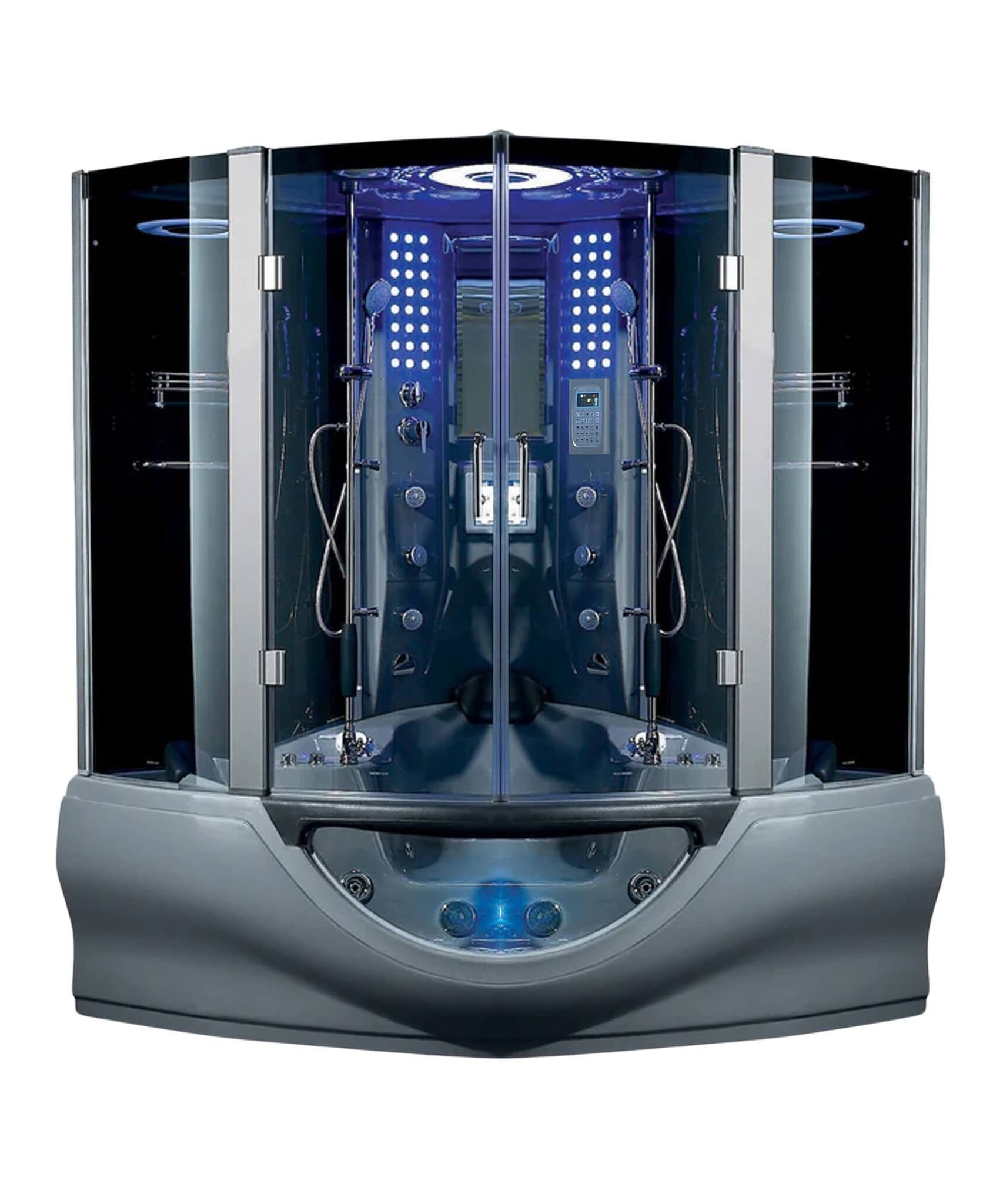 Maya Bath Valencia Steam Shower Massage Bathtub With LCD TV (SAK20479)