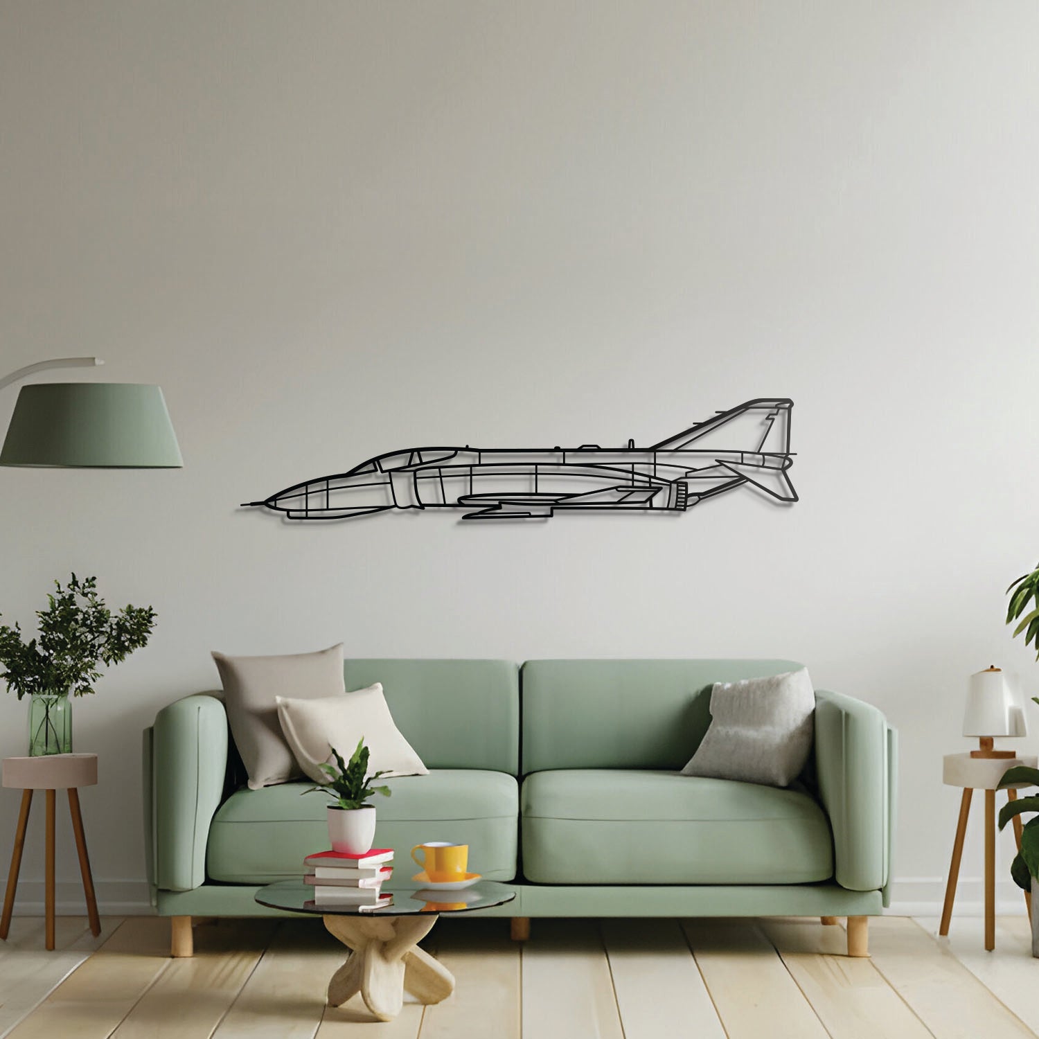 F-4 Phantom Metal Aircraft Wall Art - NCP0068