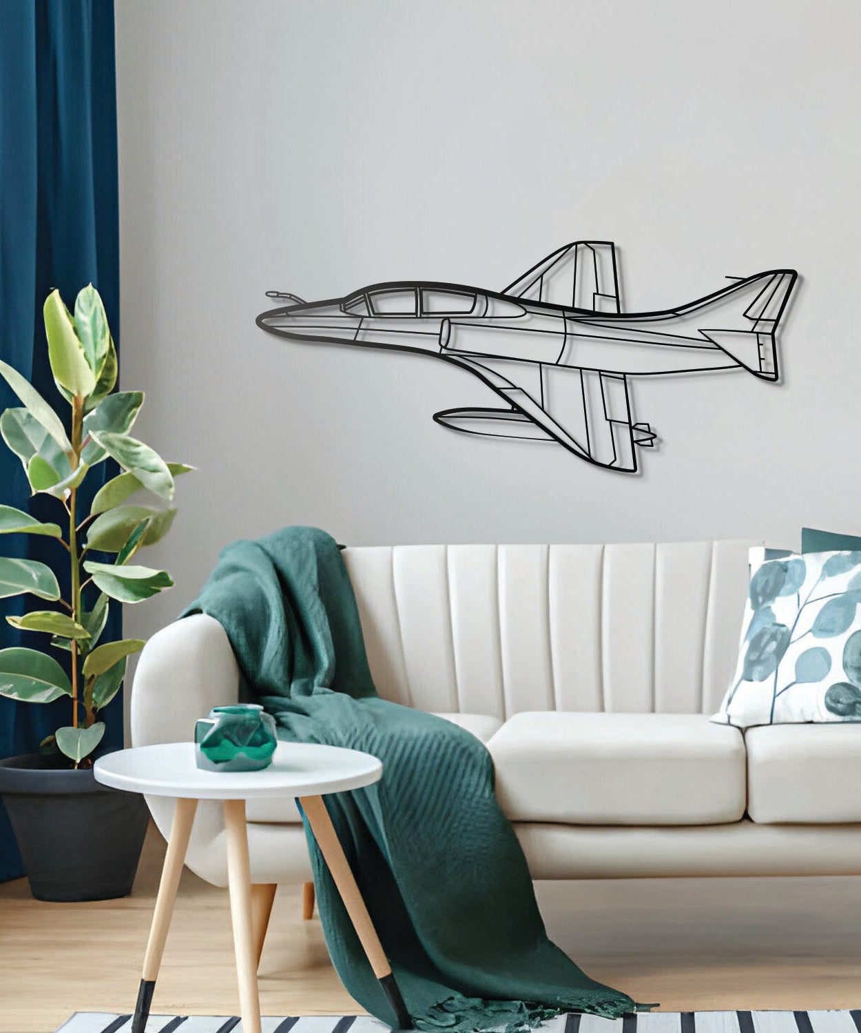 TA-4J Skyhawk Metallflugzeug-Wandbild – NCP0198
