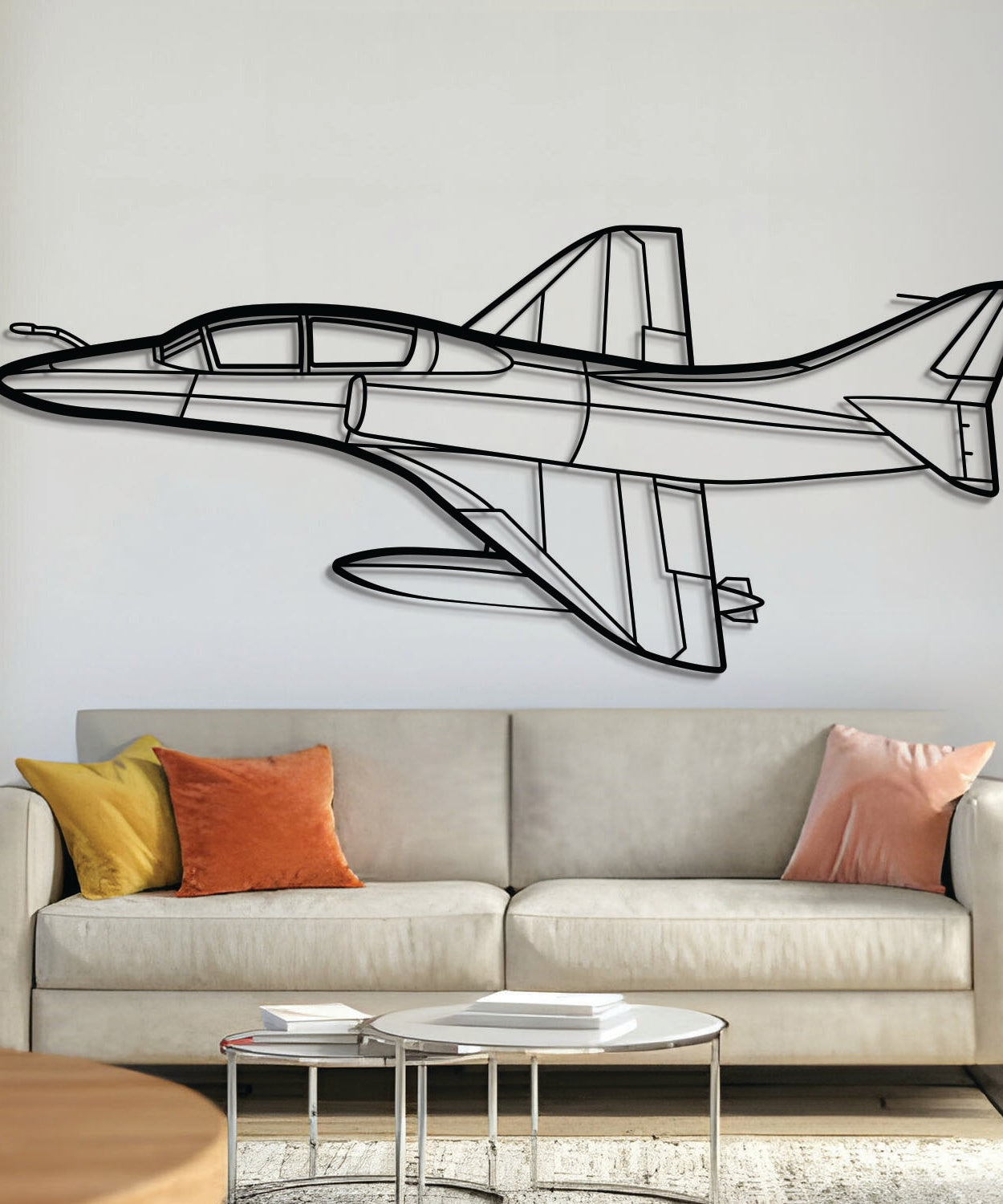 TA-4J Skyhawk Metallflugzeug-Wandbild – NCP0198