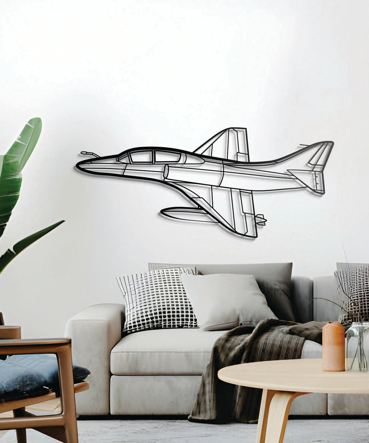 TA-4J Skyhawk Metallflugzeug-Wandbild – NCP0198
