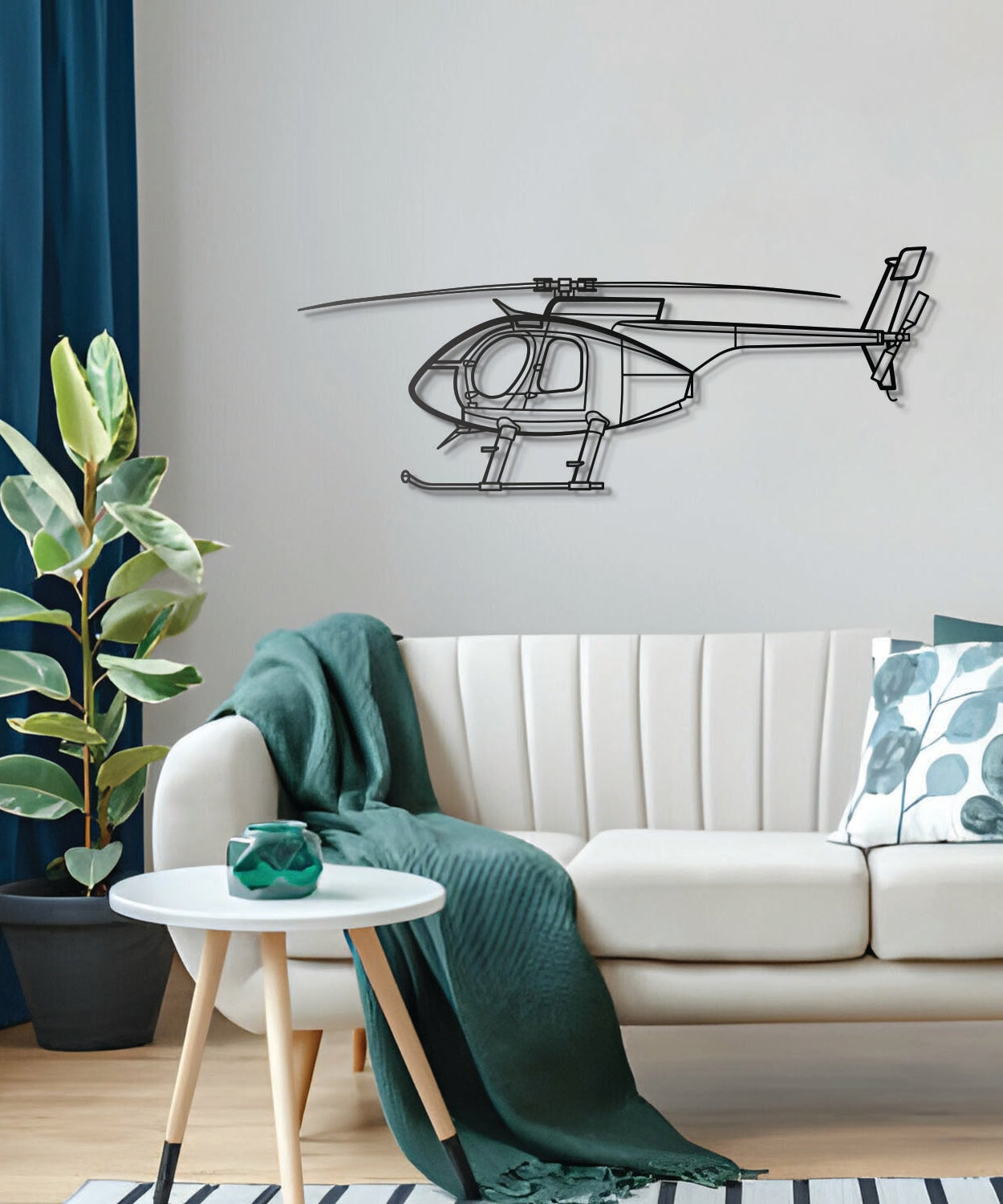 530F Metallflugzeug Wandkunst - NCP0209
