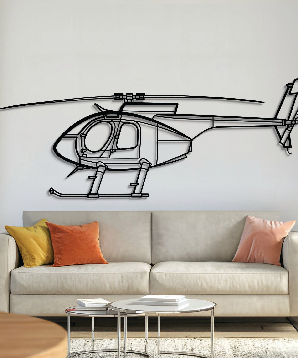 530F Metallflugzeug Wandkunst - NCP0209