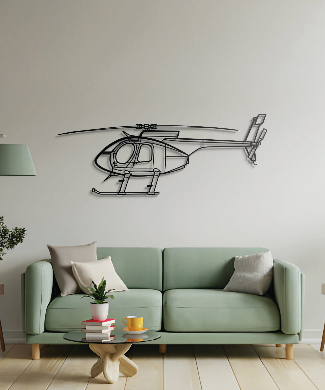 530F Metallflugzeug Wandkunst - NCP0209