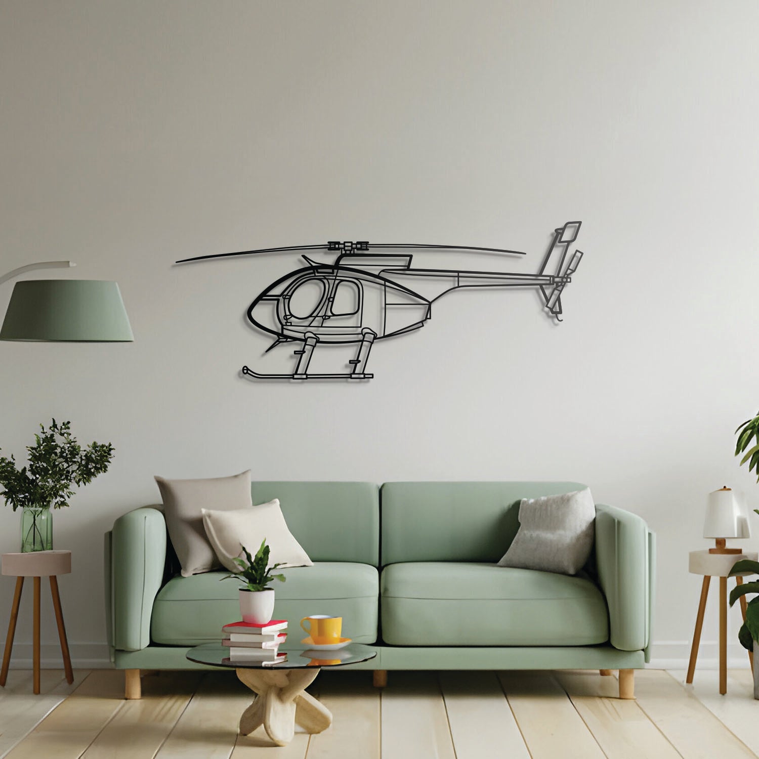 530F Metallflugzeug Wandkunst - NCP0209