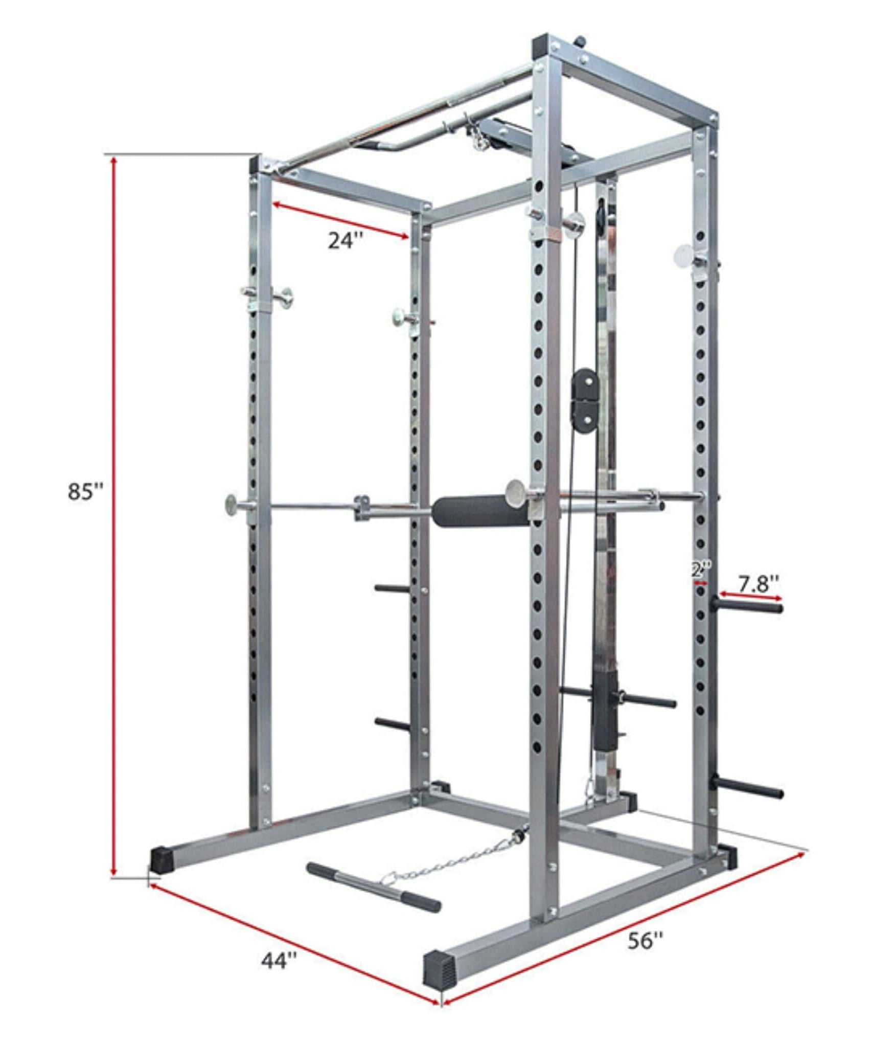 Merax Multi-Functional Olympic Power Squat Rack Cage For Home & Gym (SAK98719)
