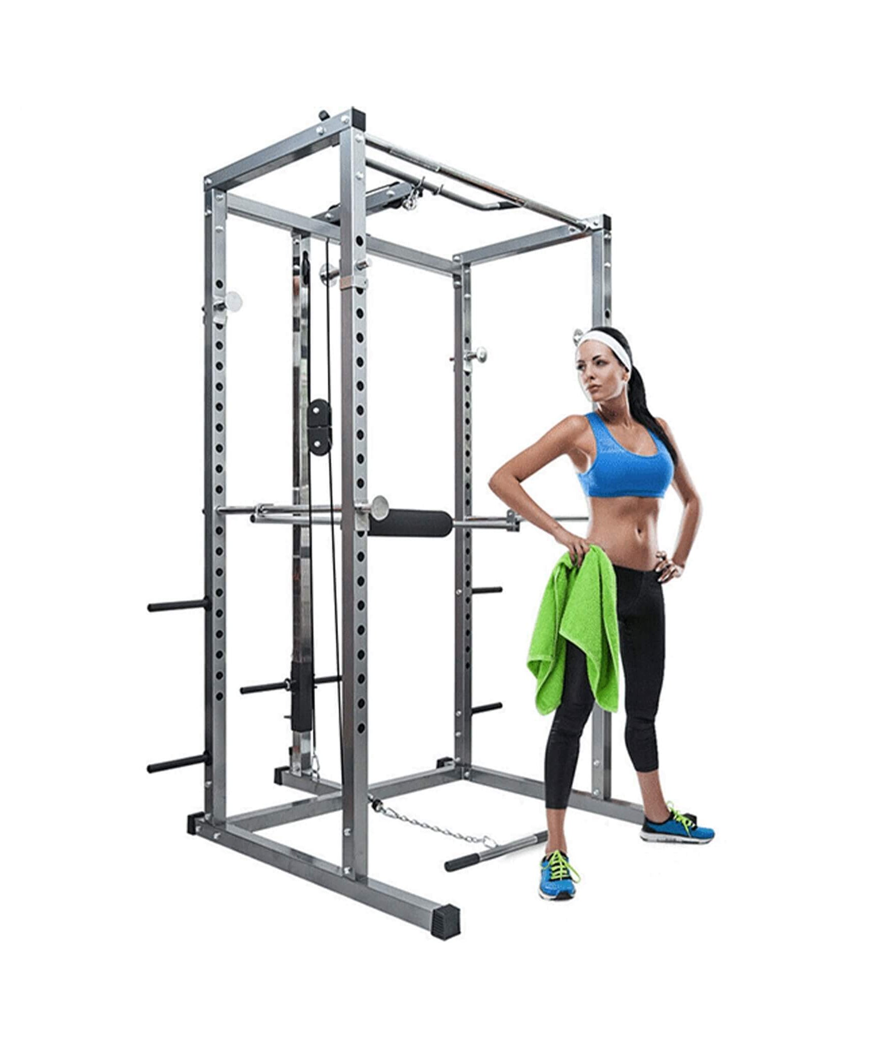 Merax Multi-Functional Olympic Power Squat Rack Cage For Home & Gym (SAK98719)
